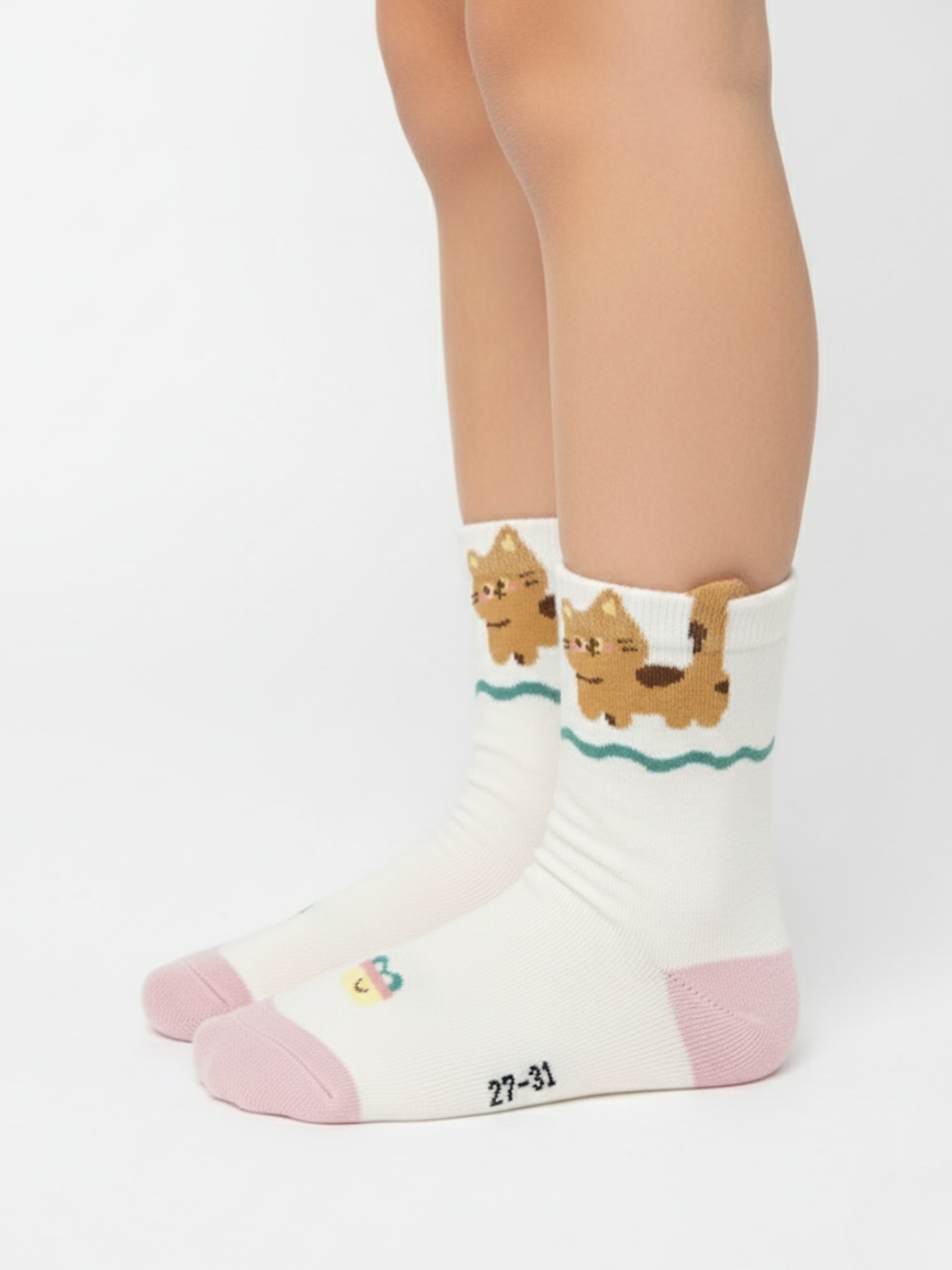 Chaussettes Coton 'Sweet Cats' – Pack (x12)