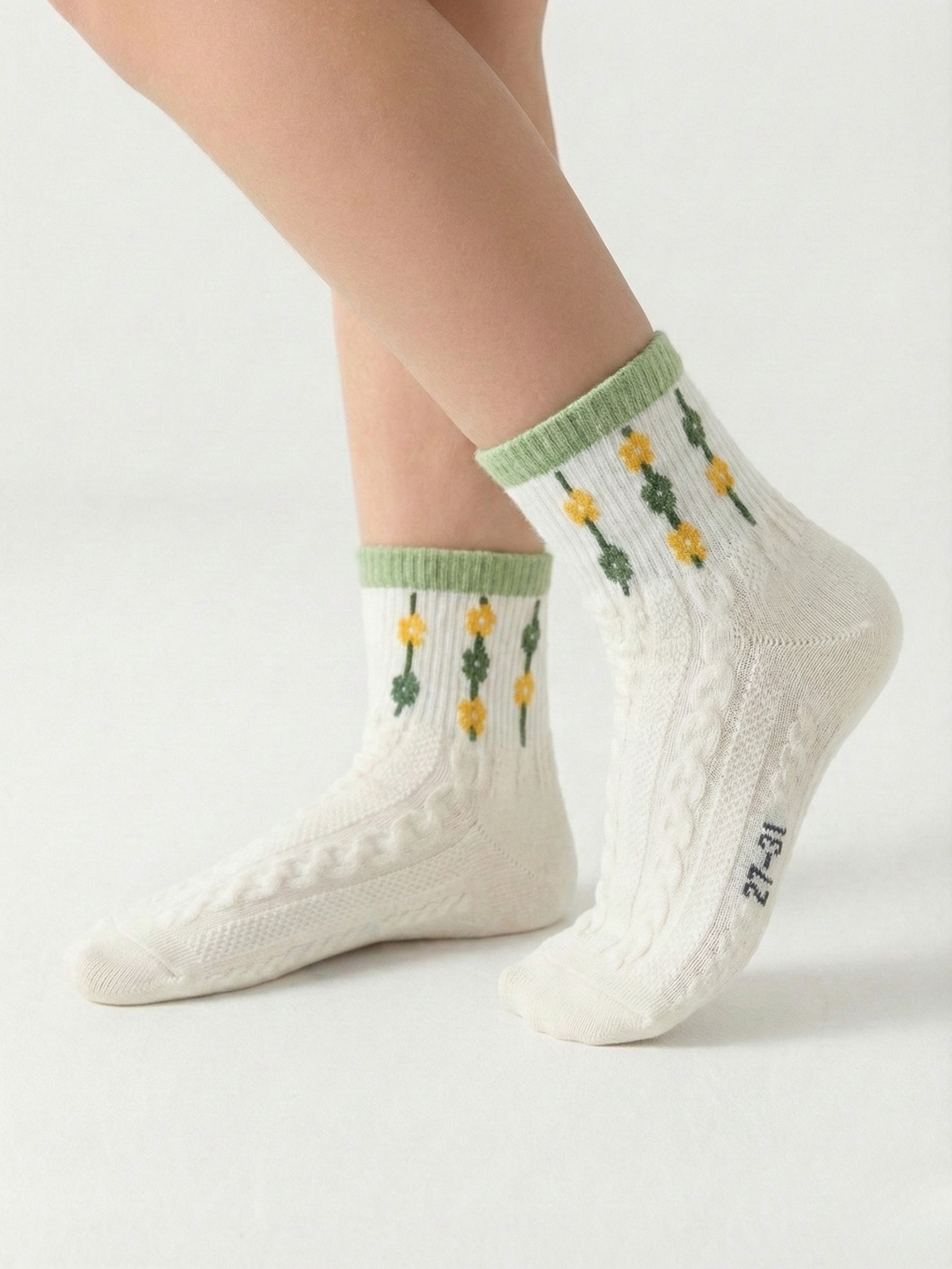 Chaussettes Coton 'Blossom' – Pack (x12)