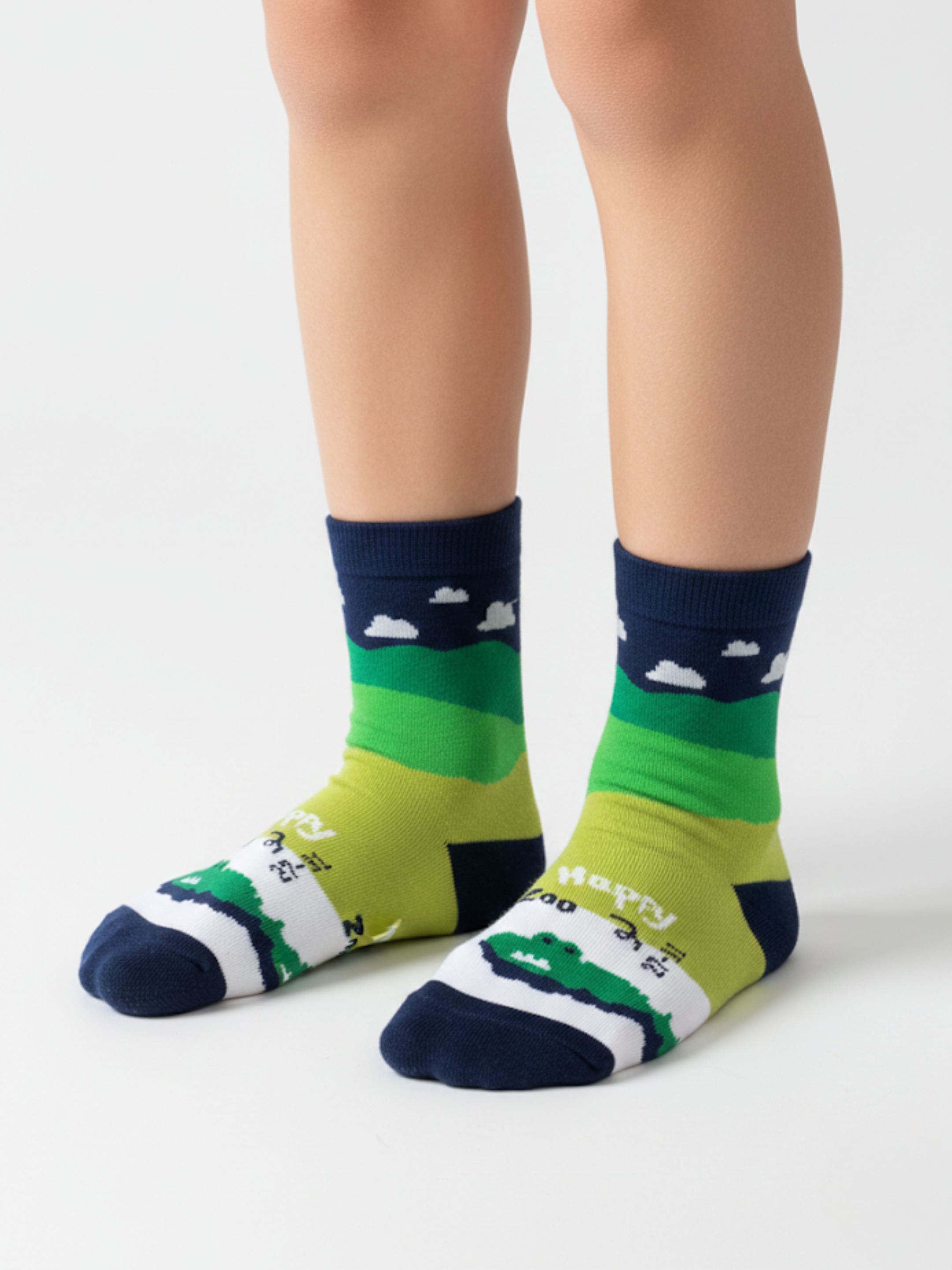 Chaussettes Coton 'Crocodile' – Pack (x12)
