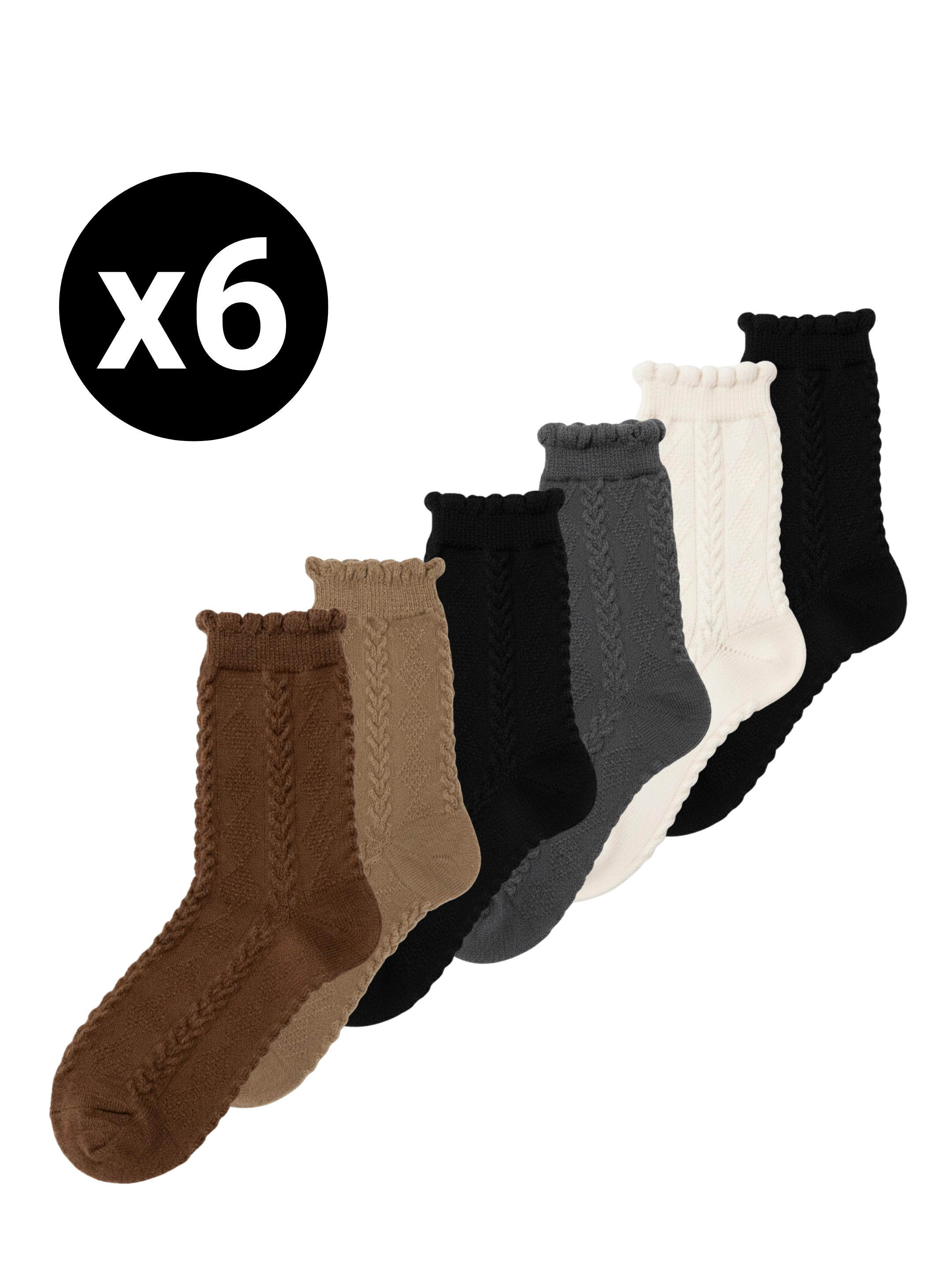 Chaussettes Douces à Torsades – 35/40