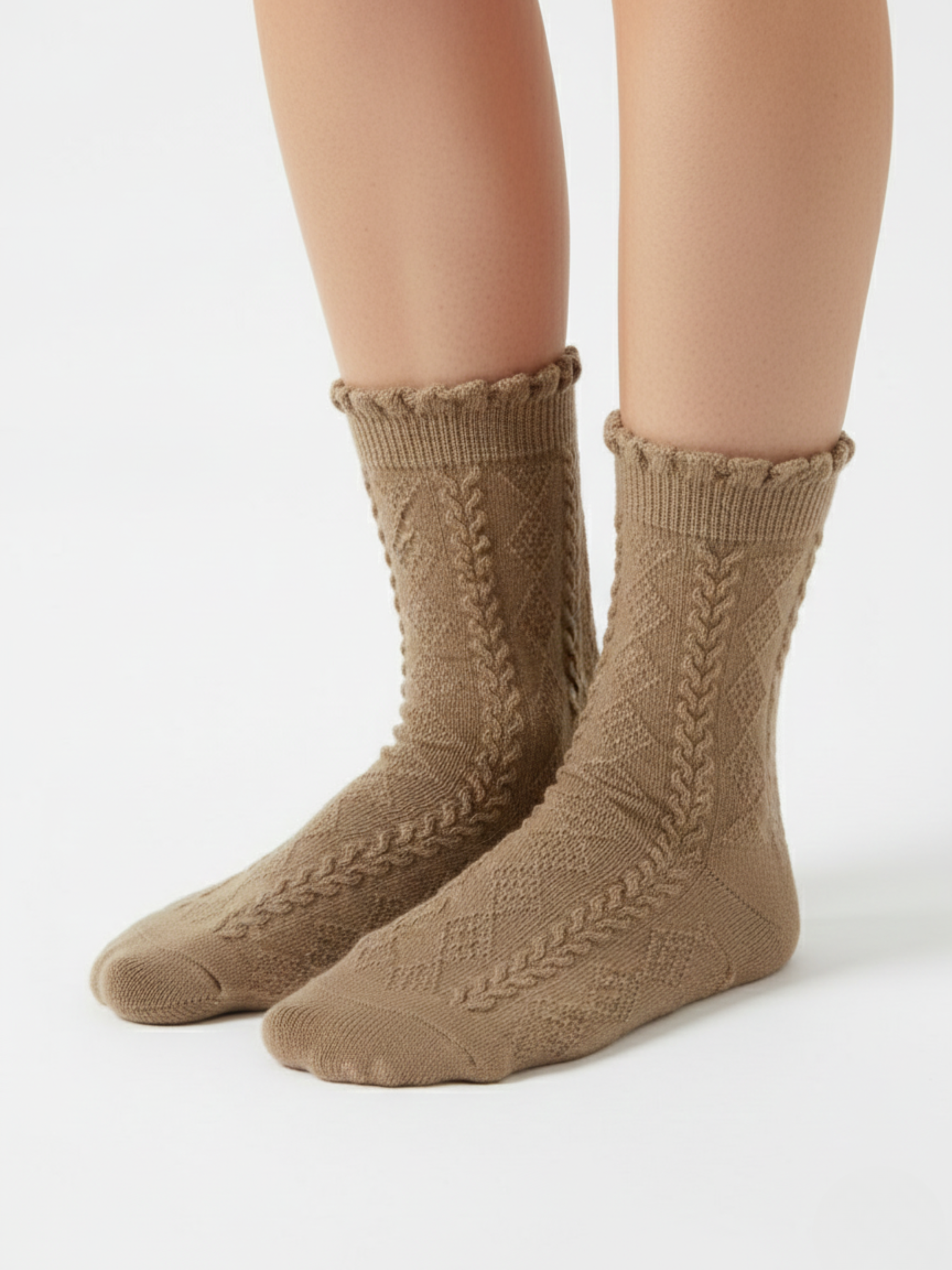 Chaussettes Douces à Torsades – 35/40