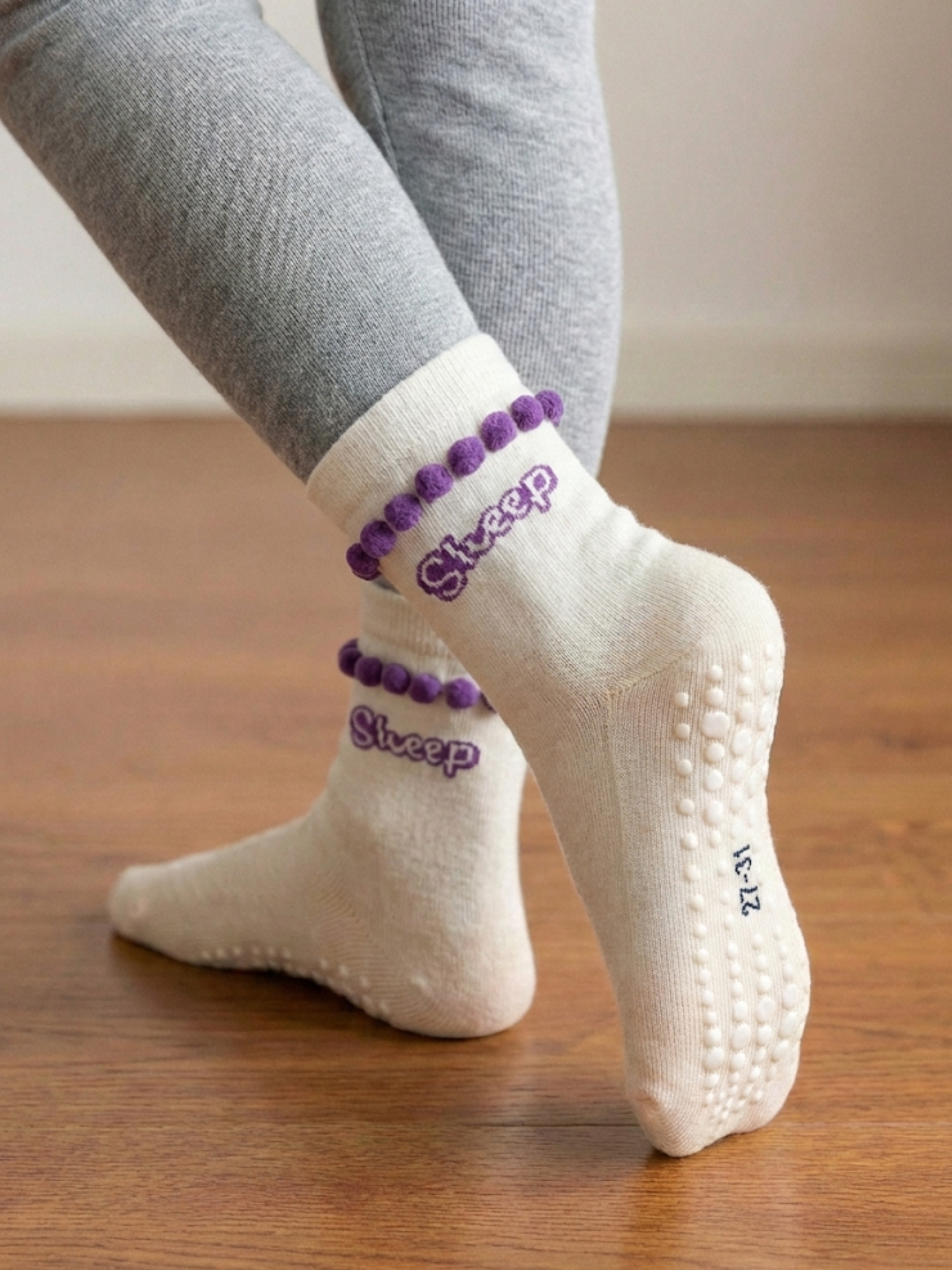 Chaussettes Antidérapantes Fille – Pack (x12)