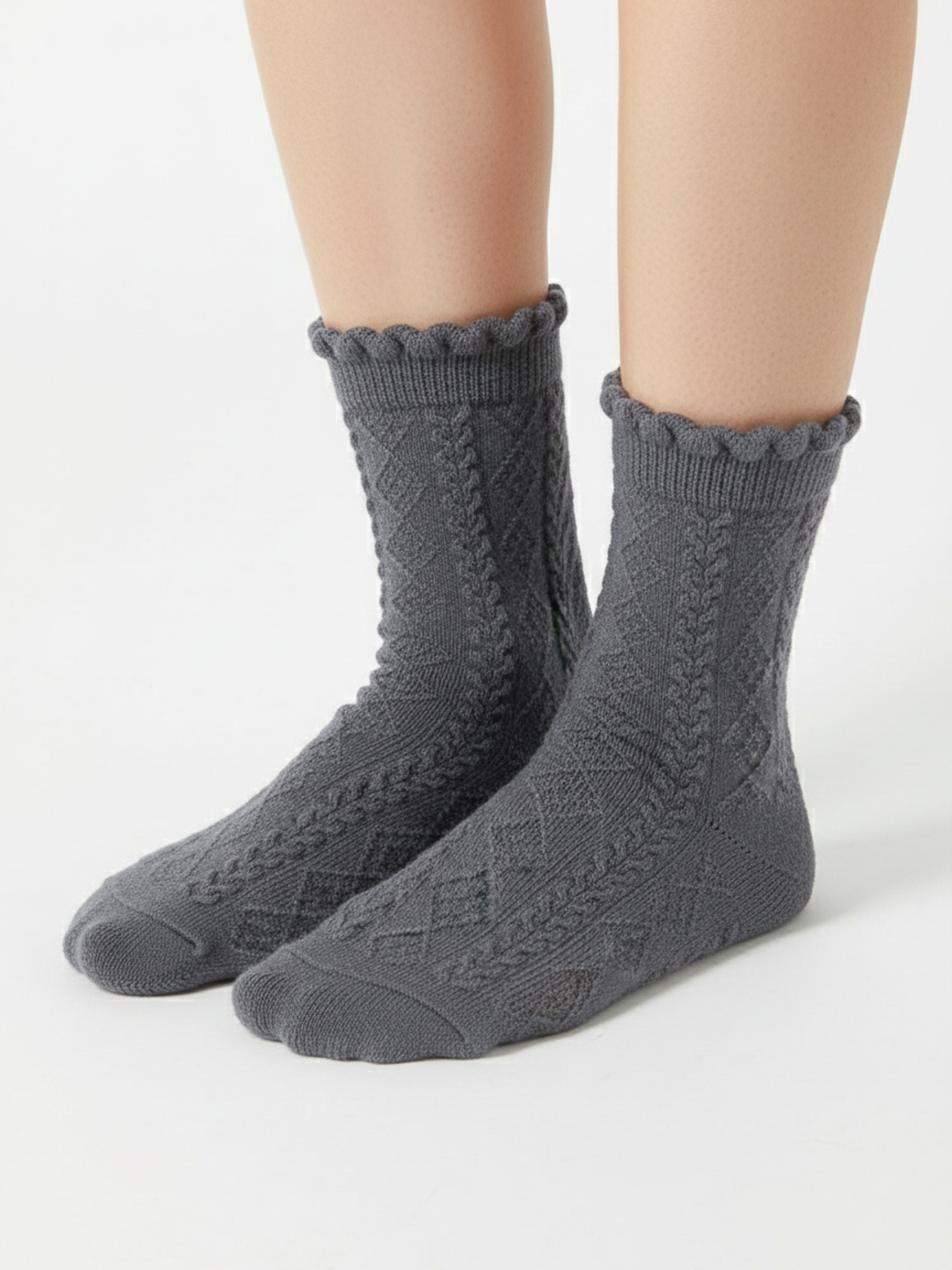 Chaussettes Douces à Torsades – 35/40