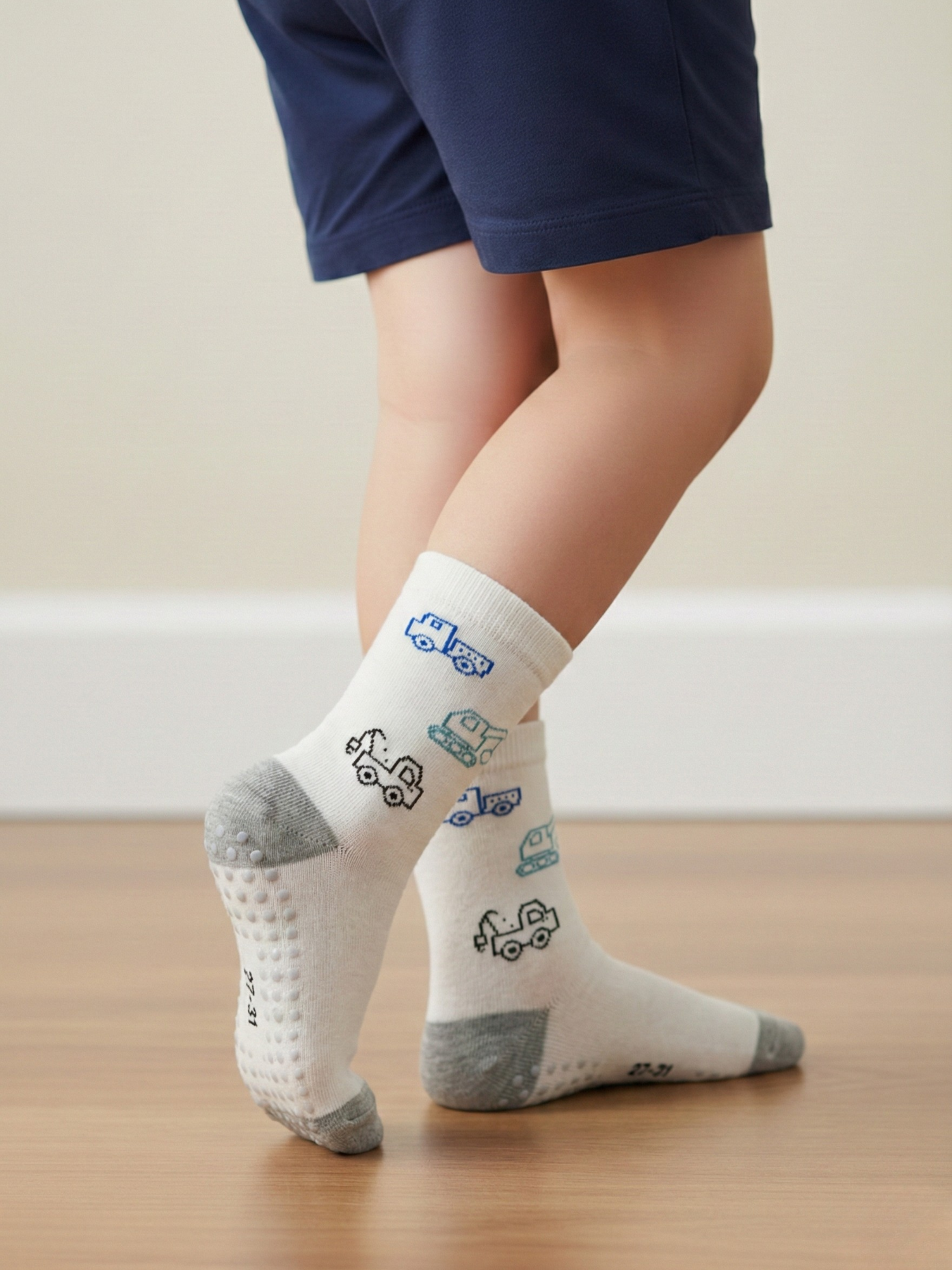 Chaussettes Antidérapantes Garçon – Pack x12