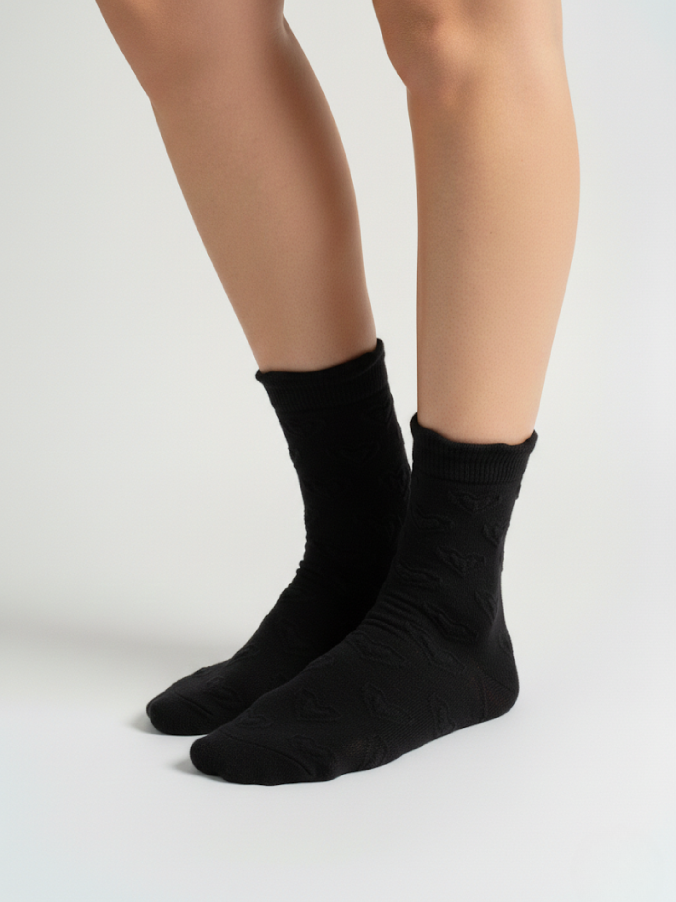 Chaussettes “Cœur” en Nylon – 35/40