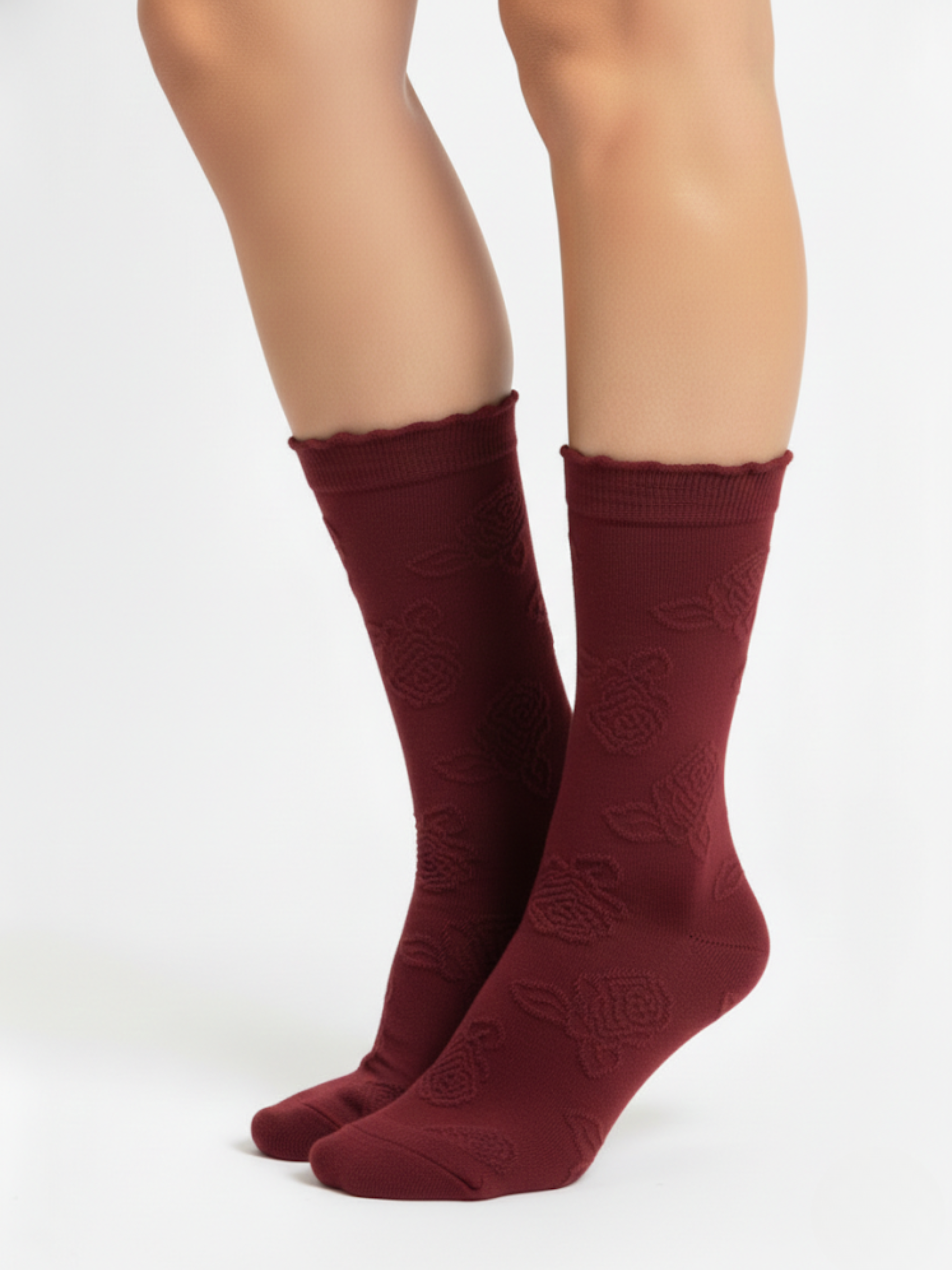 Chaussettes “Rose” en Nylon – 35/40