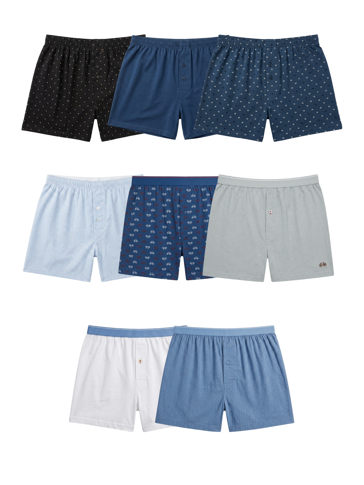 Caleçons Homme Confort – Pack (x8)
