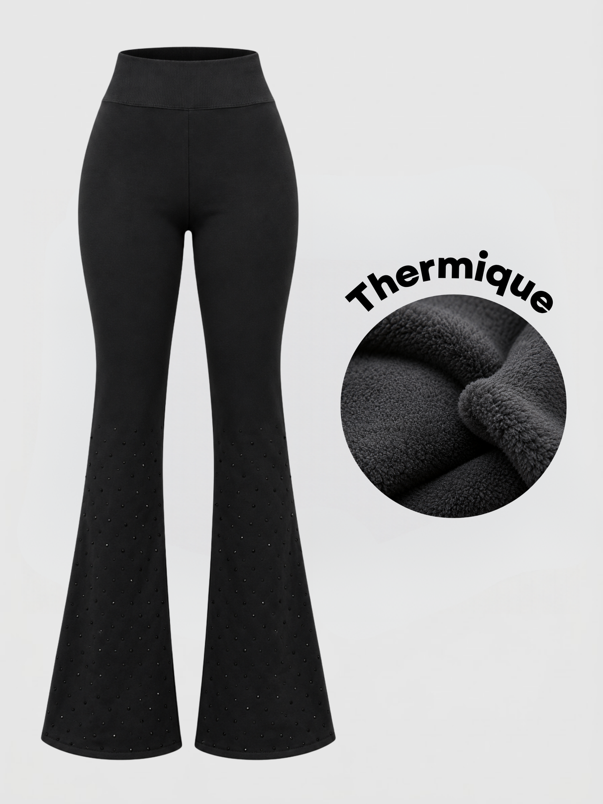 Legging Thermique Pattes d'Éléphant