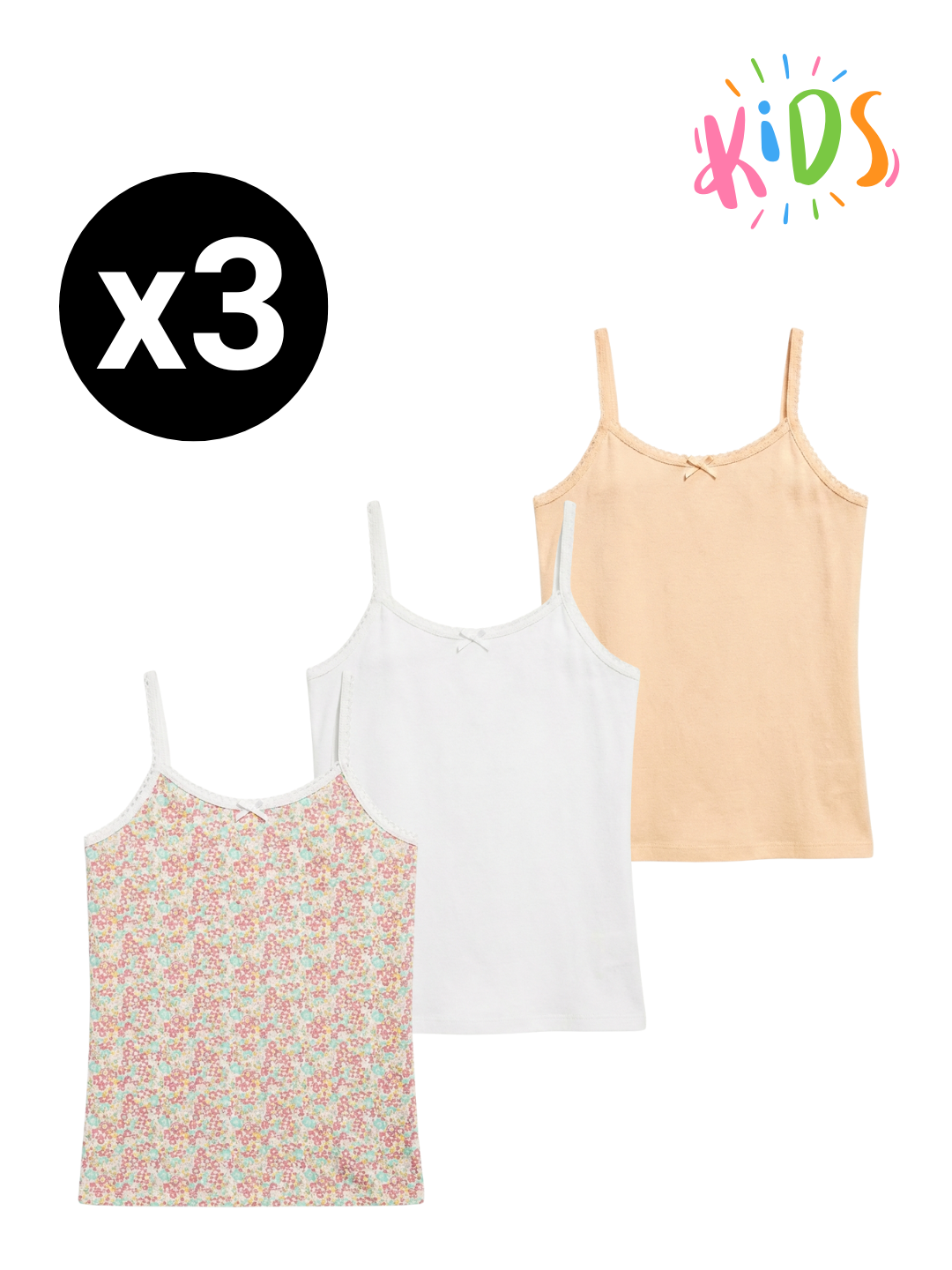 Débardeurs Essentiels en Coton pour Fille