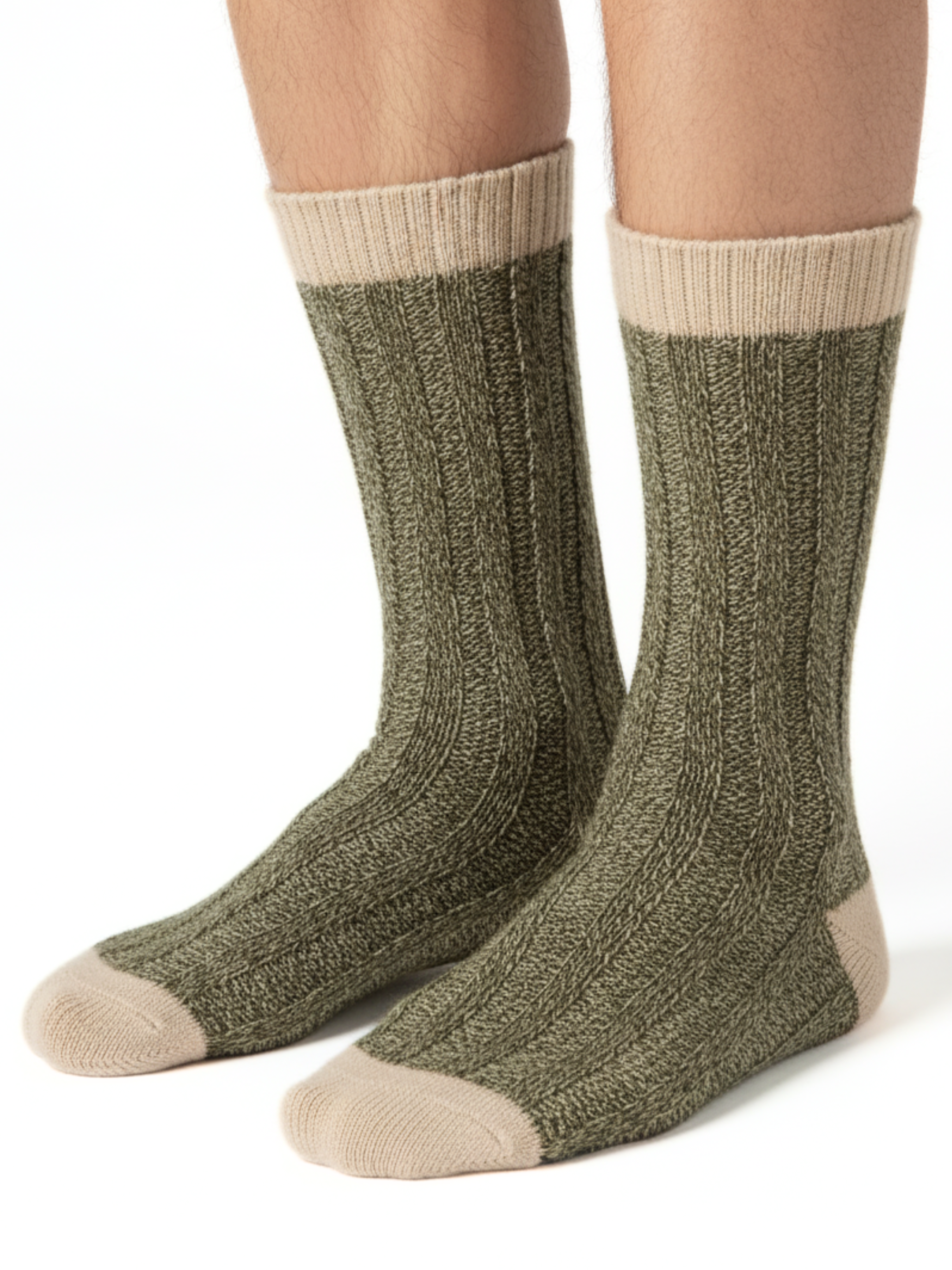 Chaussettes Cachemire Texturées