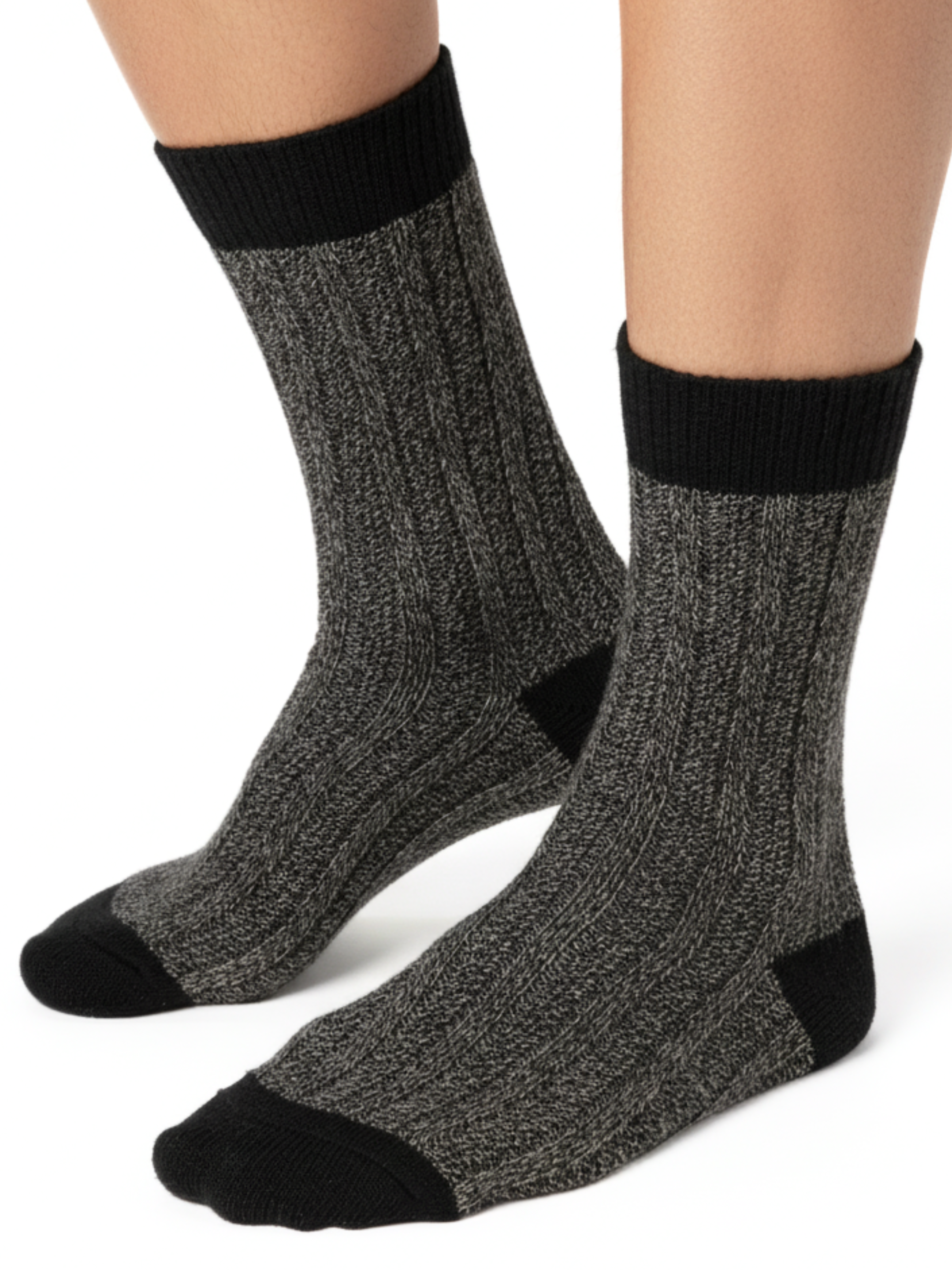 Chaussettes Cachemire Texturées