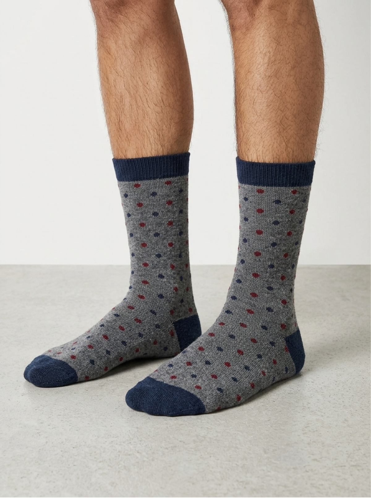 Chaussettes Pois en Laine – 40/46