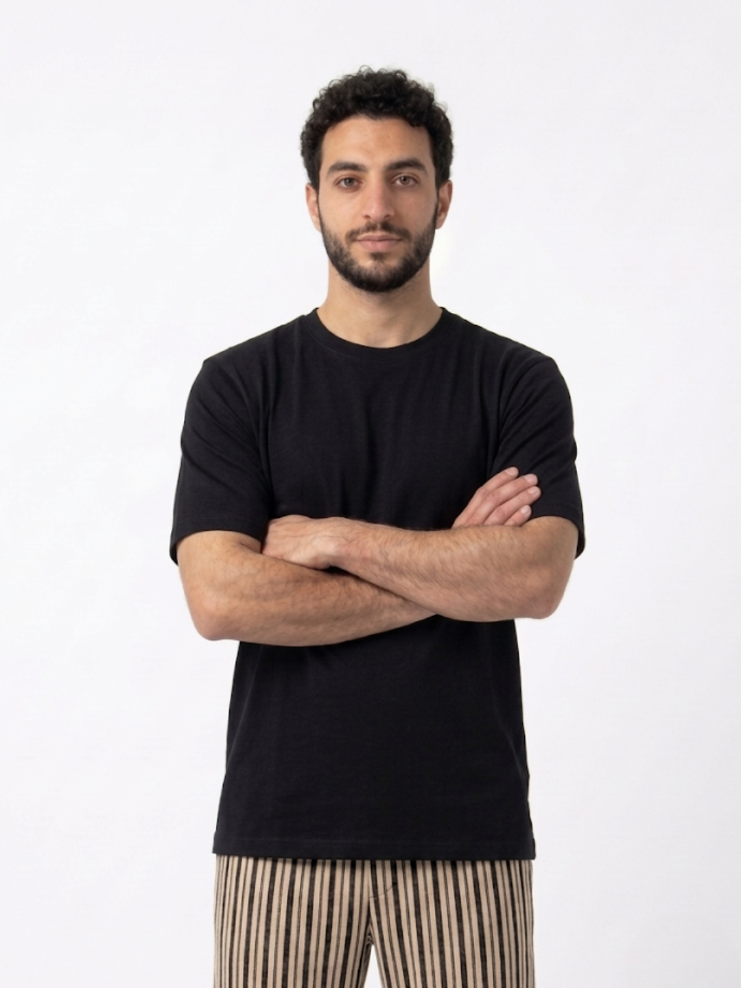 Ensemble Pyjama Rayé Homme – Noir