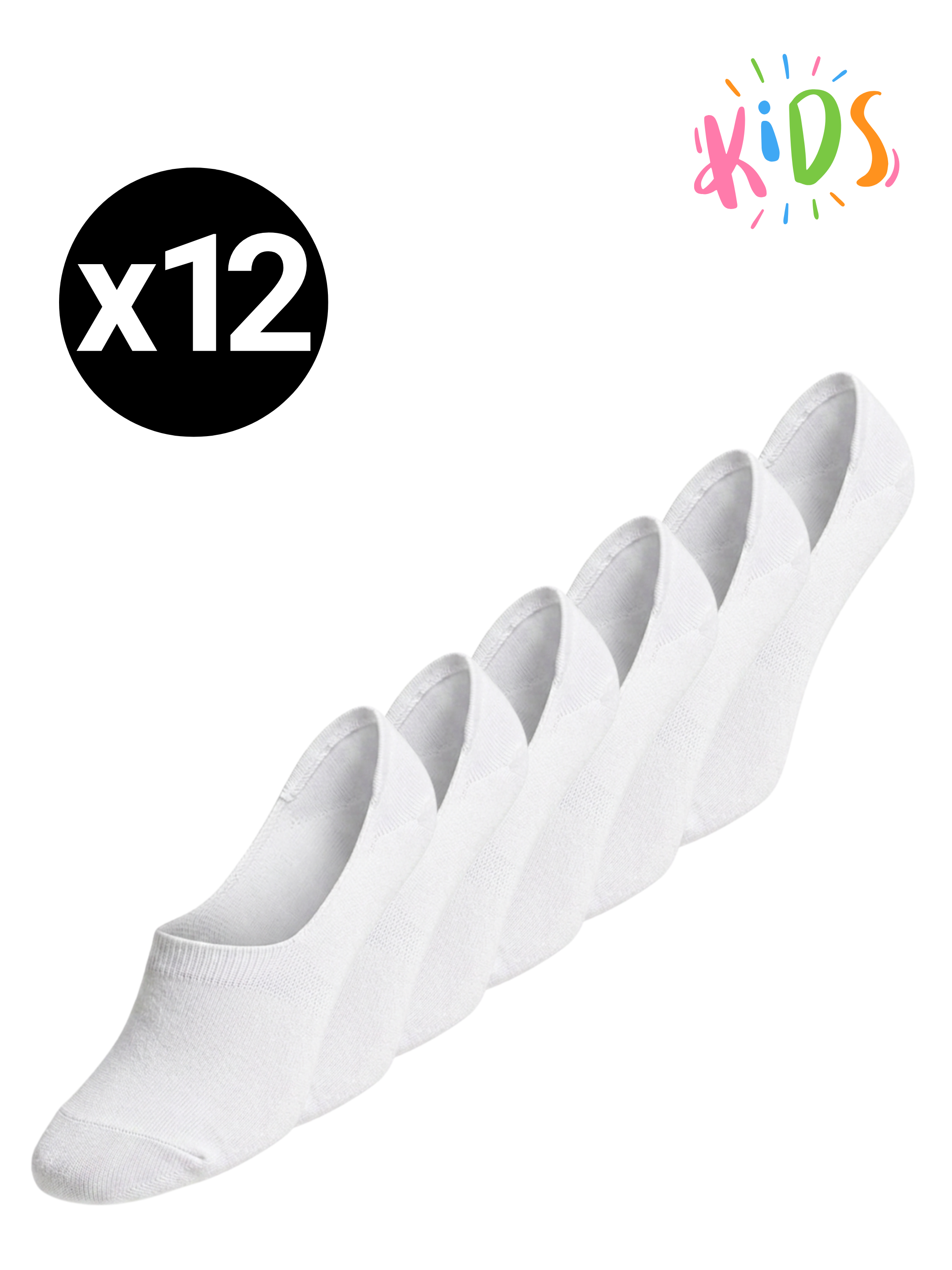 Socquettes en Coton Garçon – Pack (x12)