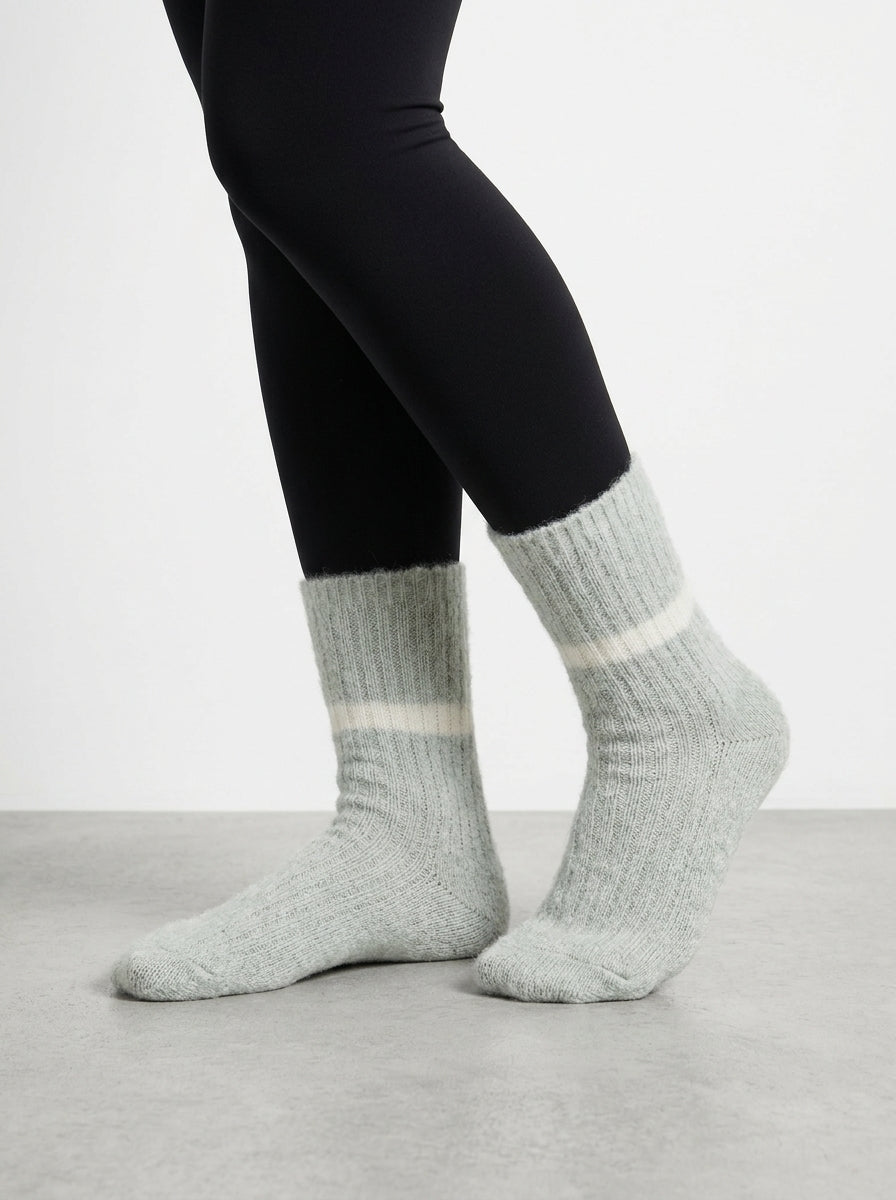Chaussettes Chinées en Laine – 35/40