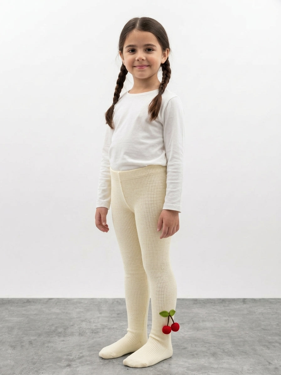 Collants 'Cerise' en Coton