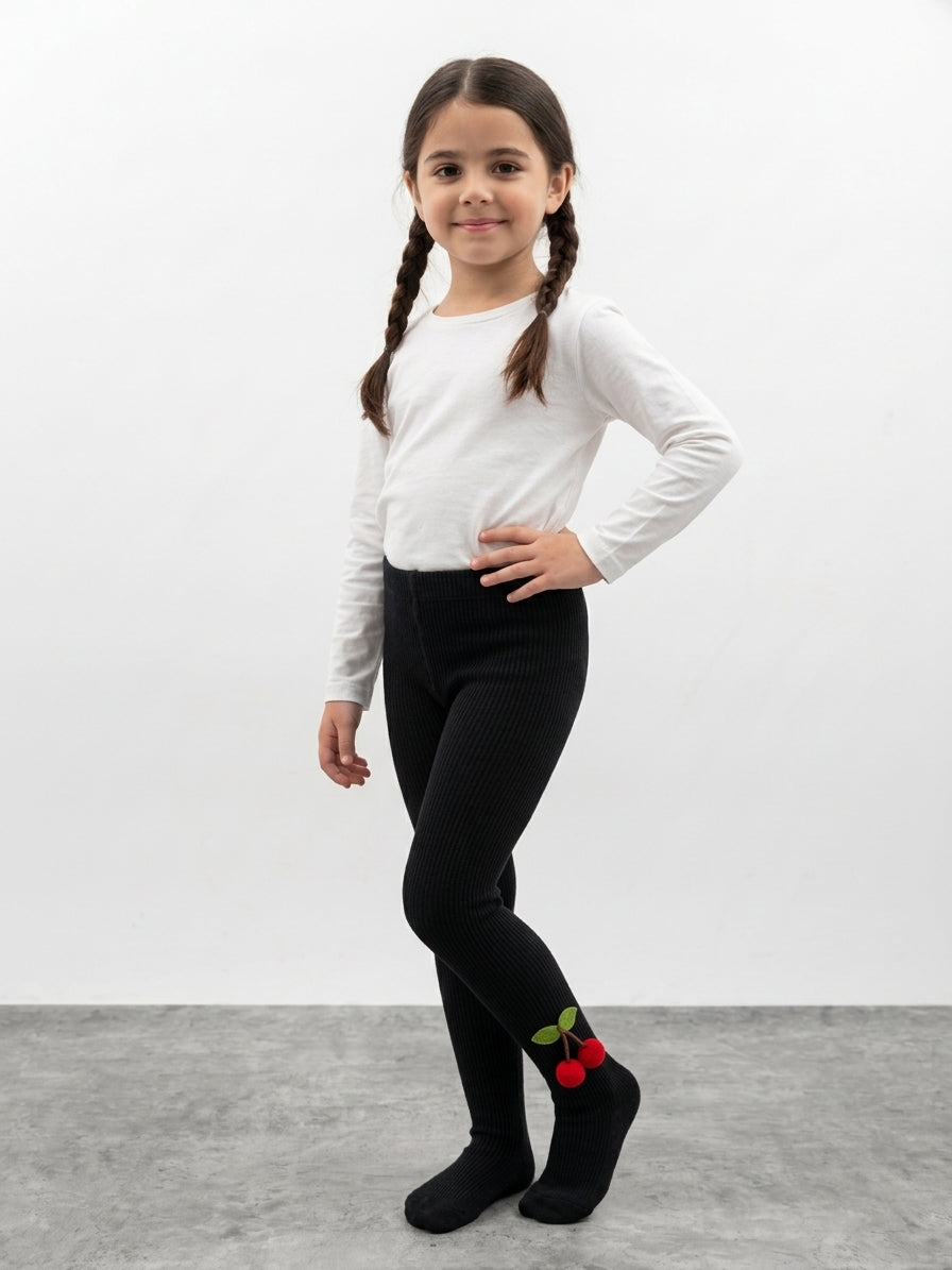 Collants 'Cerise' en Coton