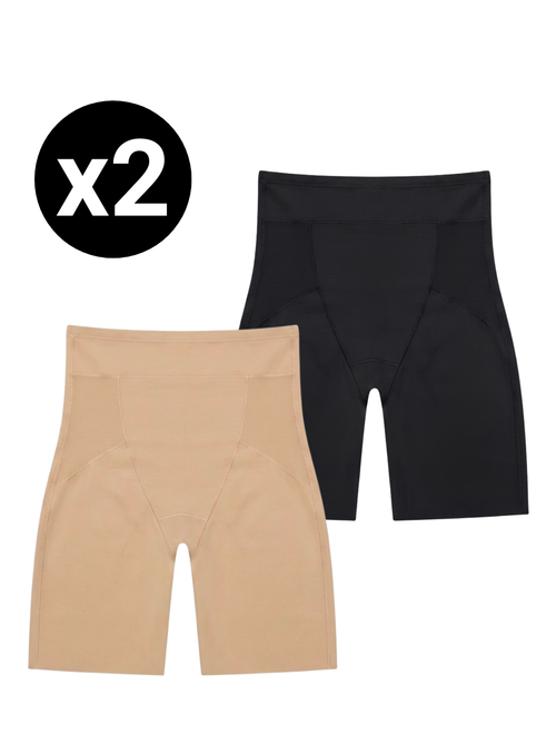Shorty Gainant Sculptant Femme - Pack (x2)