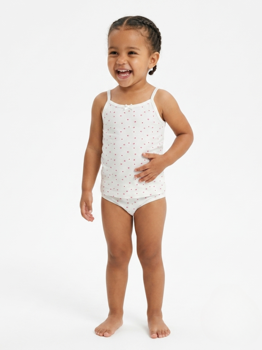 Ensemble Fille en Coton "Cerise" – Pack (x2)