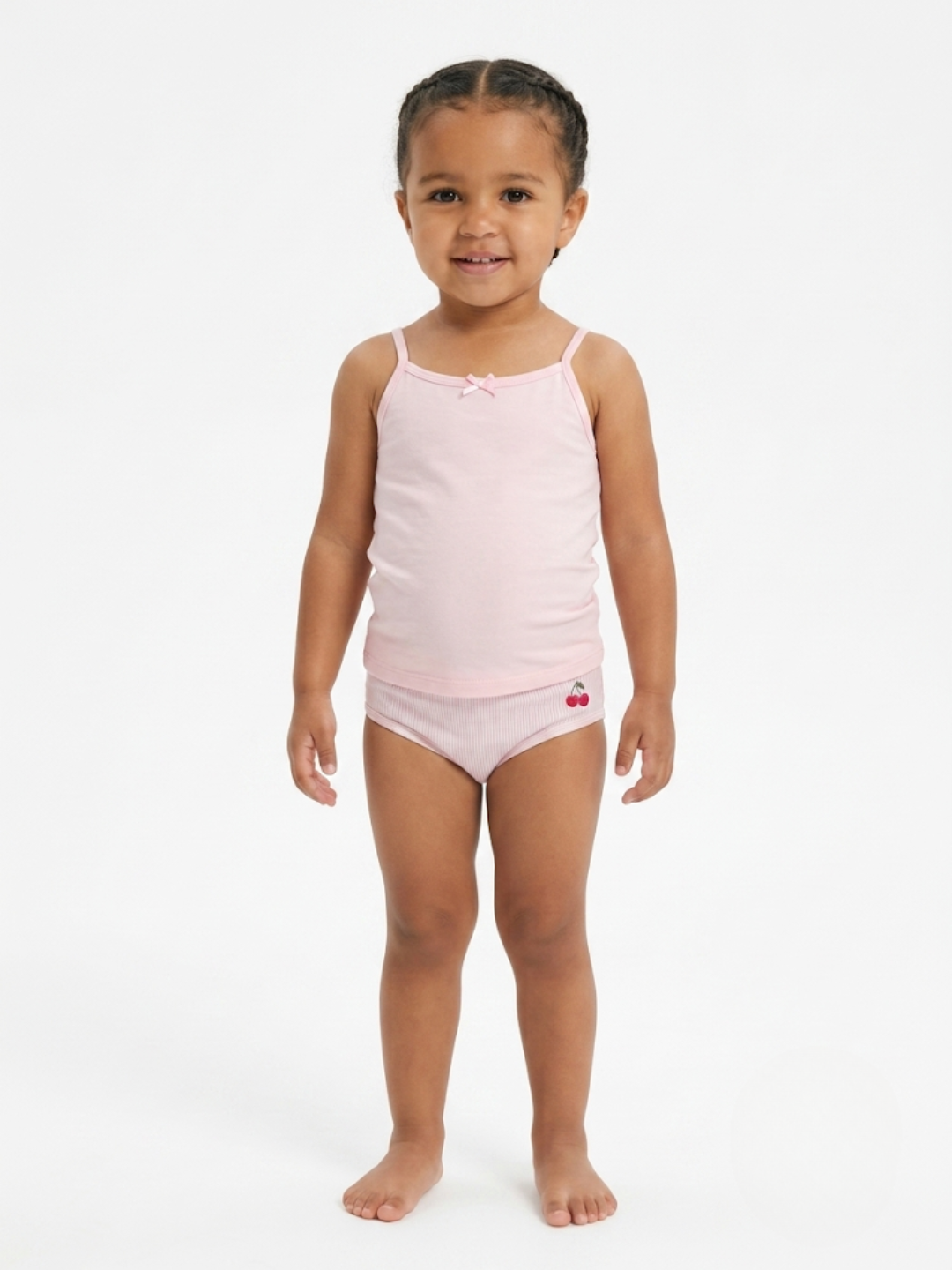 Ensemble Fille en Coton "Cerise" – Pack (x2)