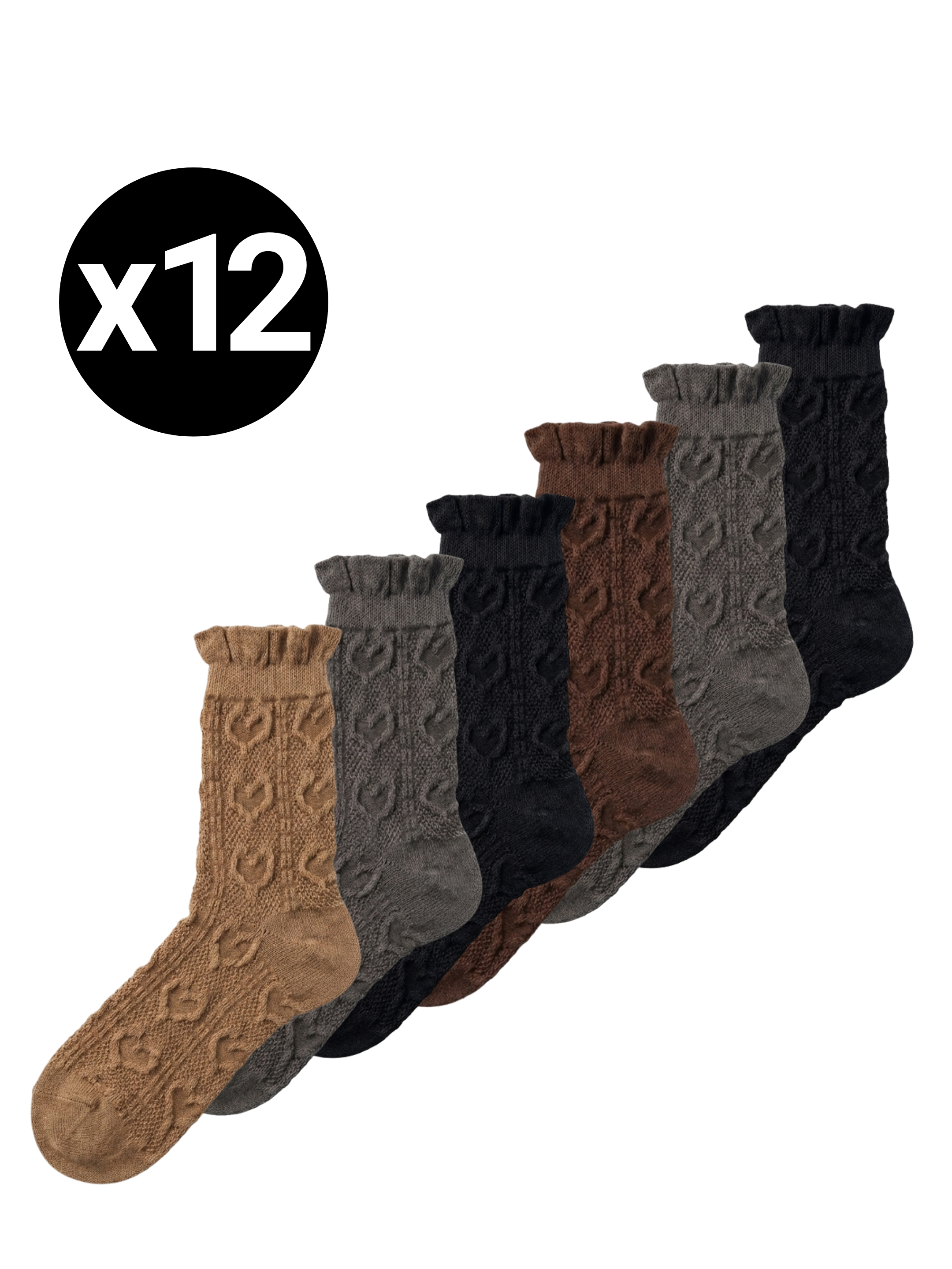 Chaussettes Douces à Cœurs – 35/40