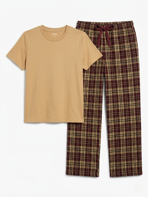 Ensemble Pyjama Femme – Beige