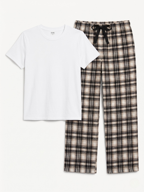 Ensemble Pyjama Femme – Blanc
