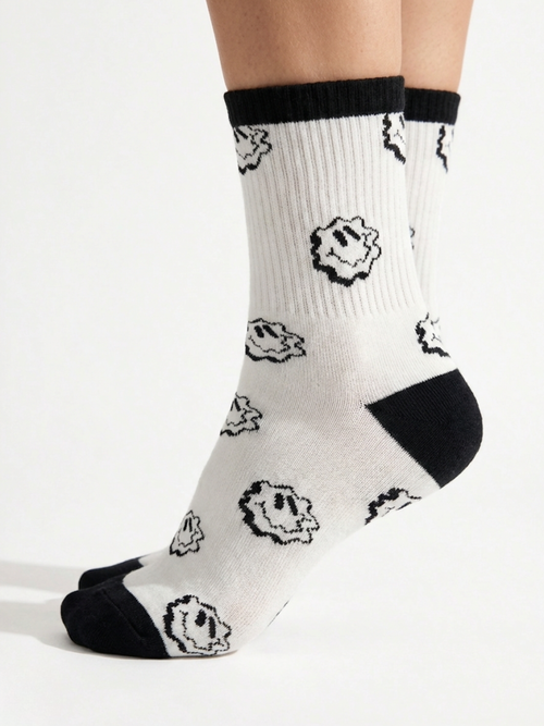 Chaussettes 'Graffiti' en Coton – 35/40