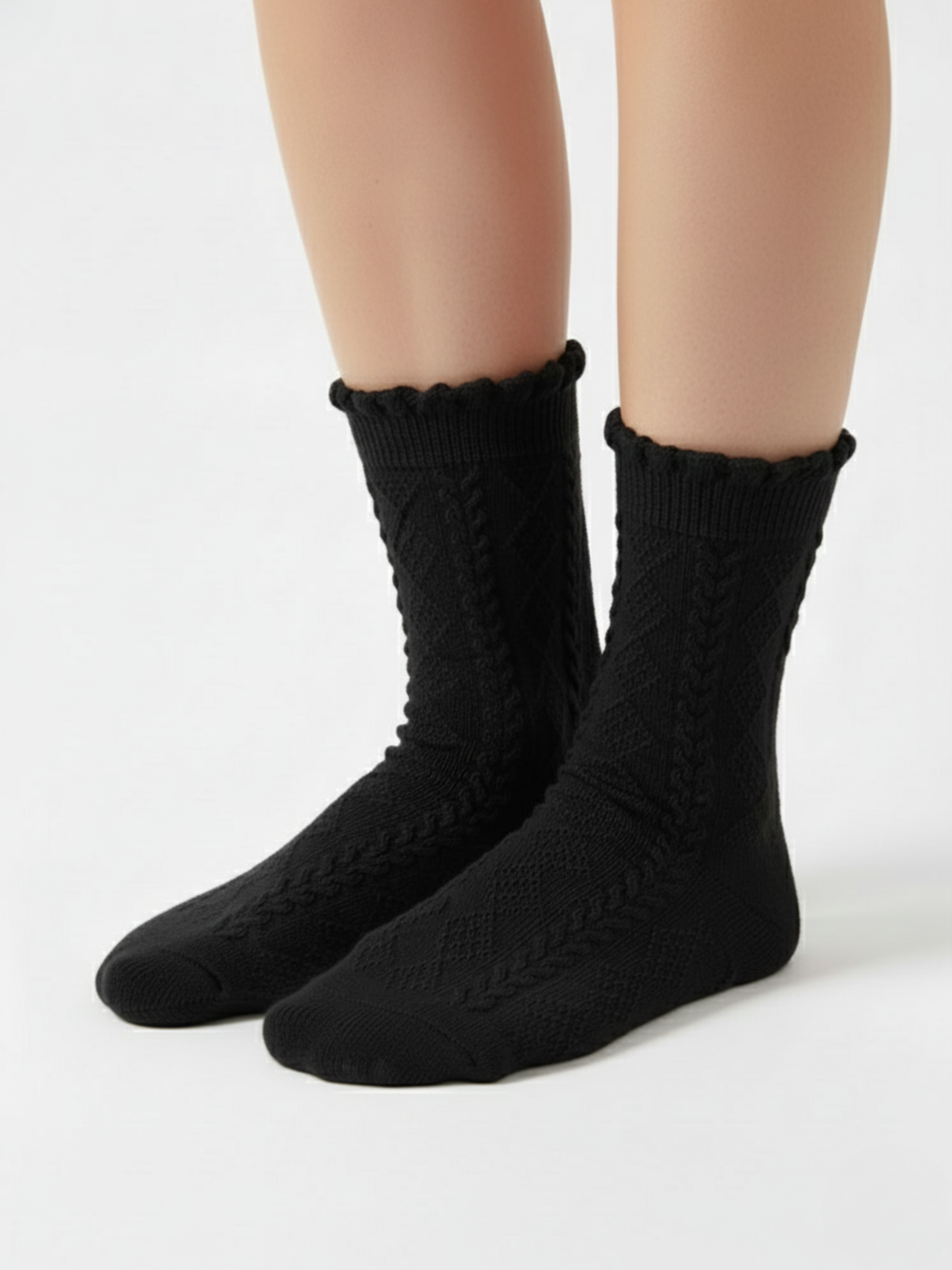 Chaussettes Douces à Torsades – 35/40