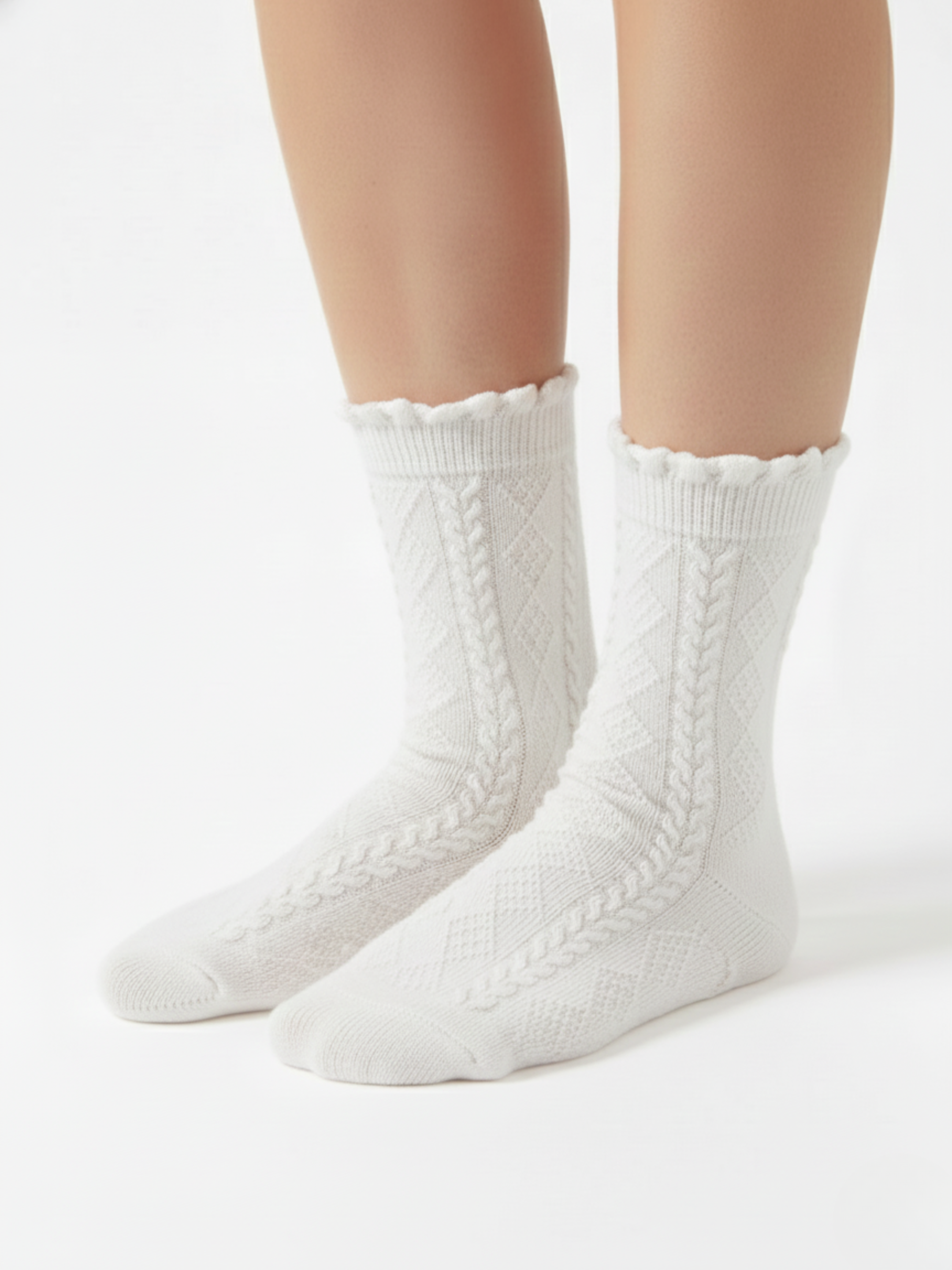 Chaussettes Douces à Torsades – 35/40