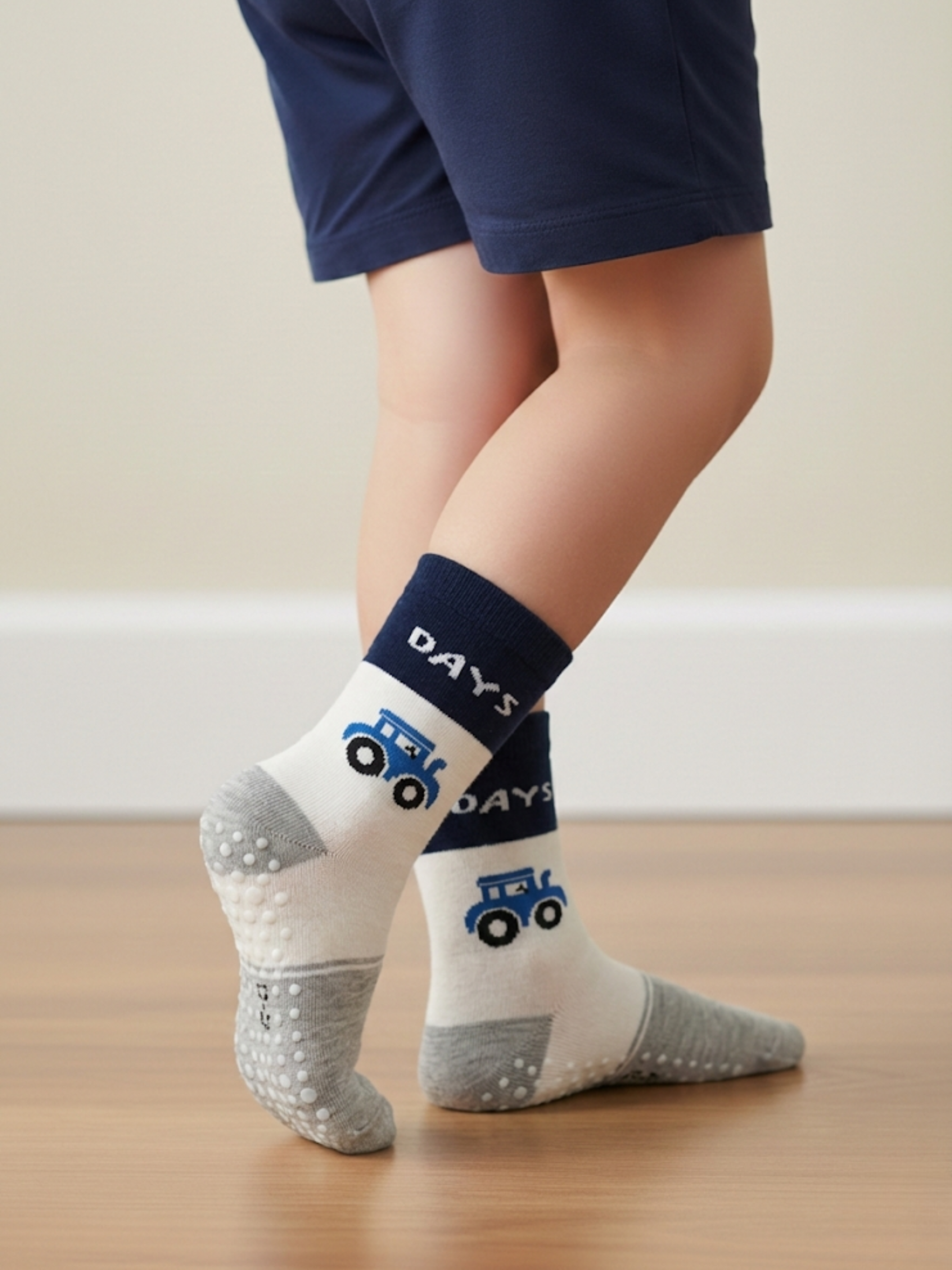 Chaussettes Antidérapantes Garçon – Pack x12