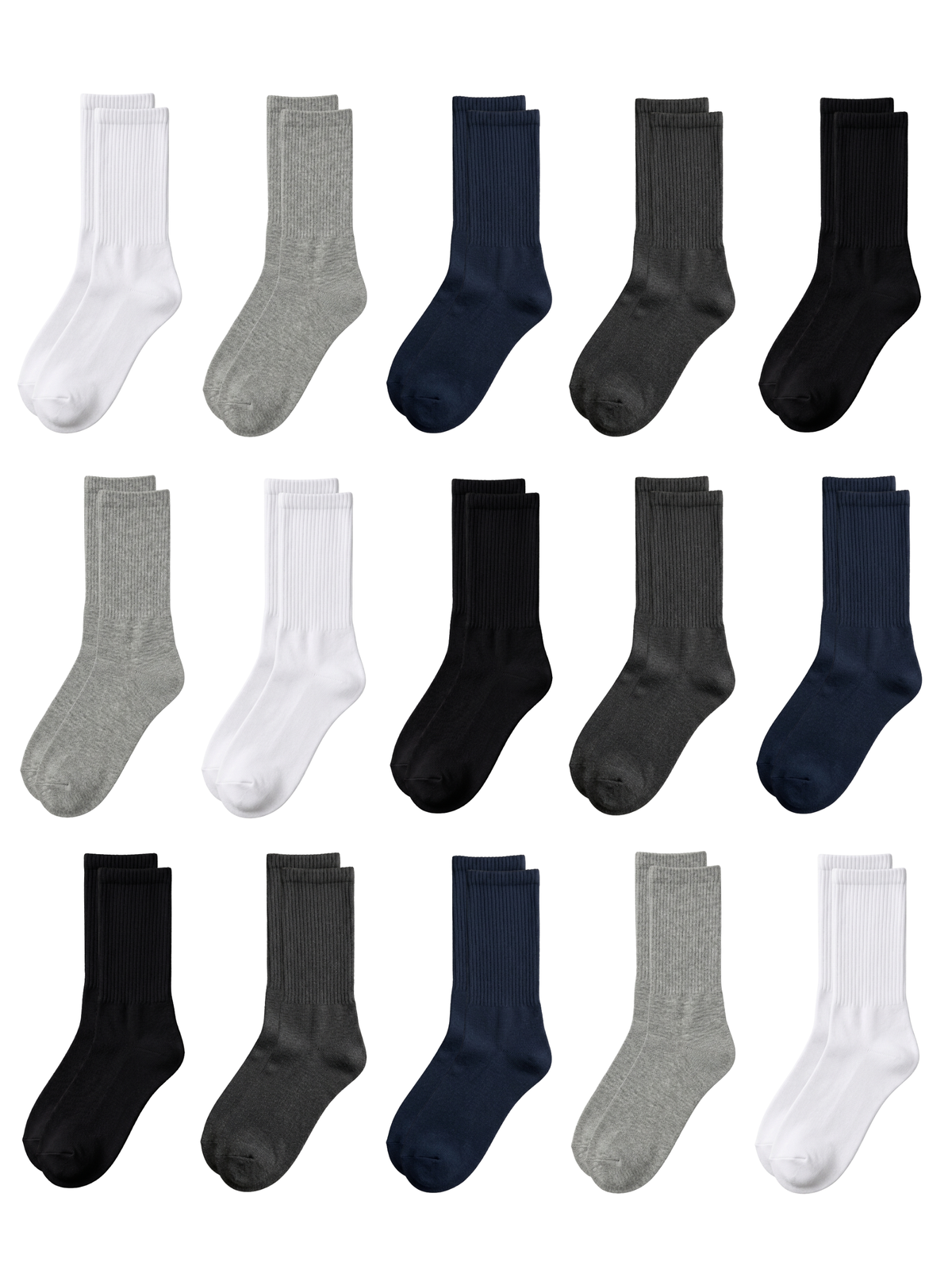 Pack Essential Homme™ – Caleçons (x12) & Chaussettes (x15)
