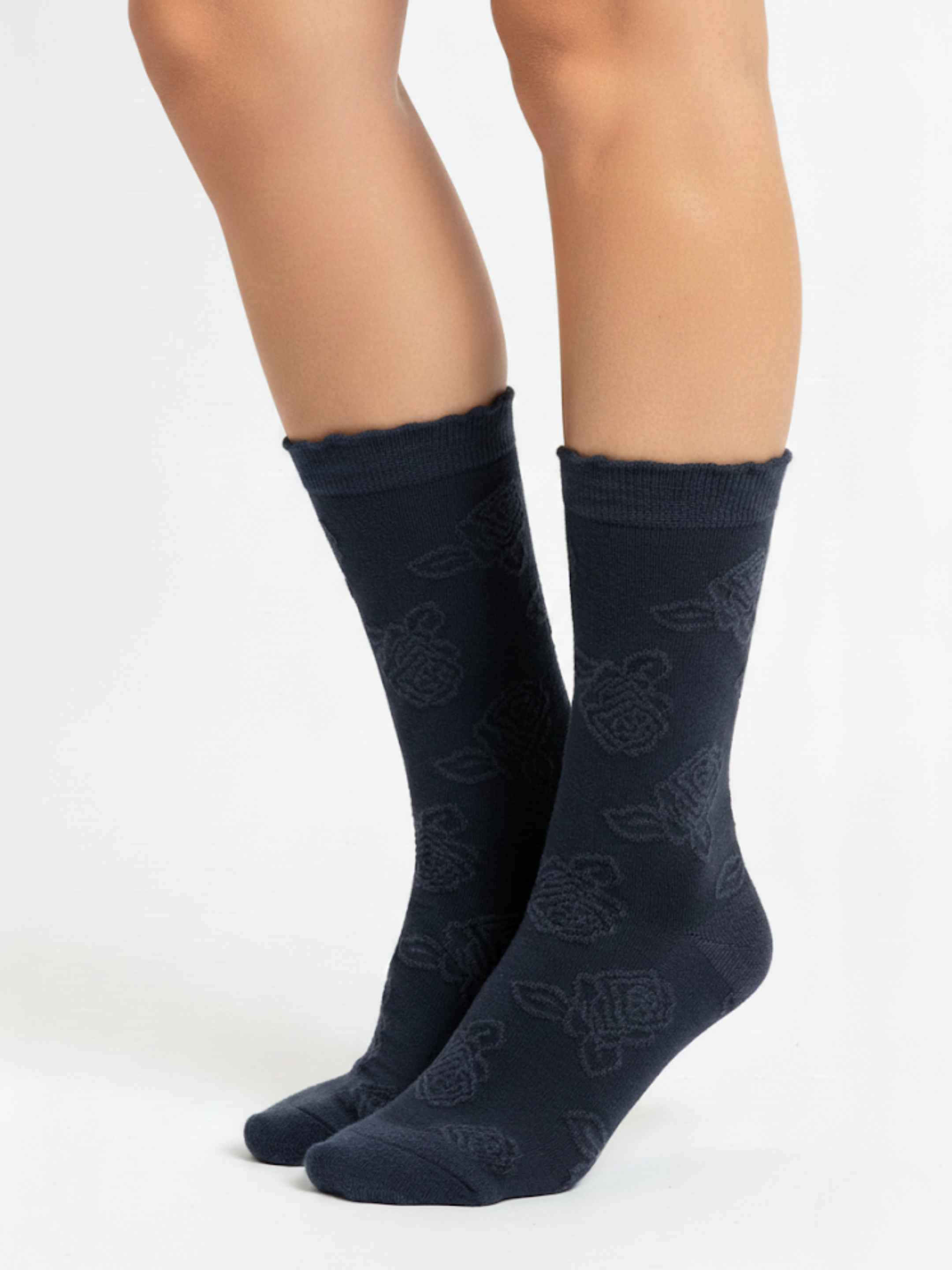 Chaussettes “Rose” en Nylon – 35/40