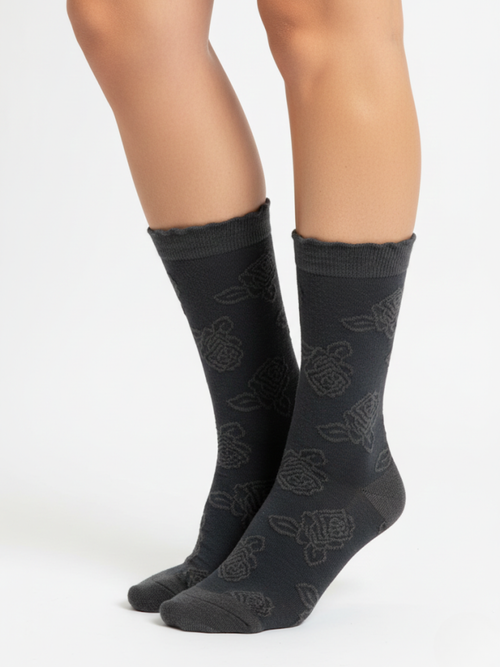 Chaussettes “Rose” en Nylon – 35/40