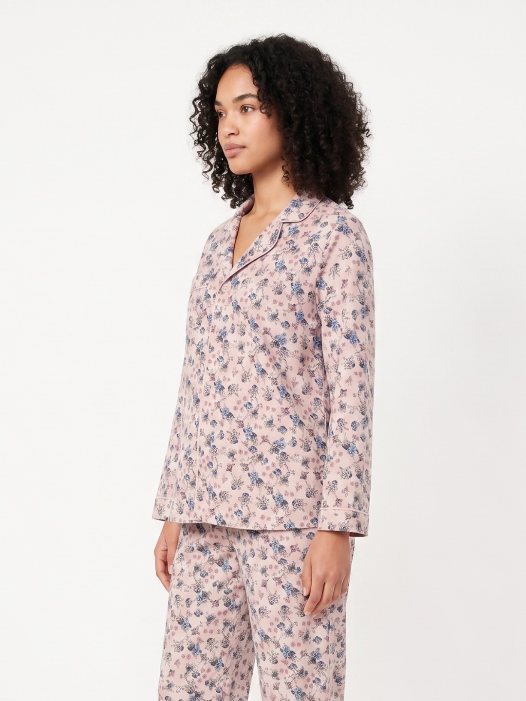 Ensemble Pyjama Fleuri – Rose