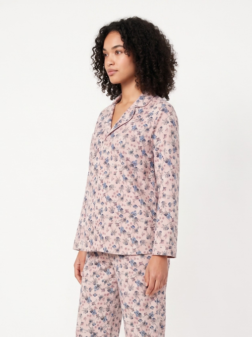 Ensemble Pyjama Fleuri – Rose