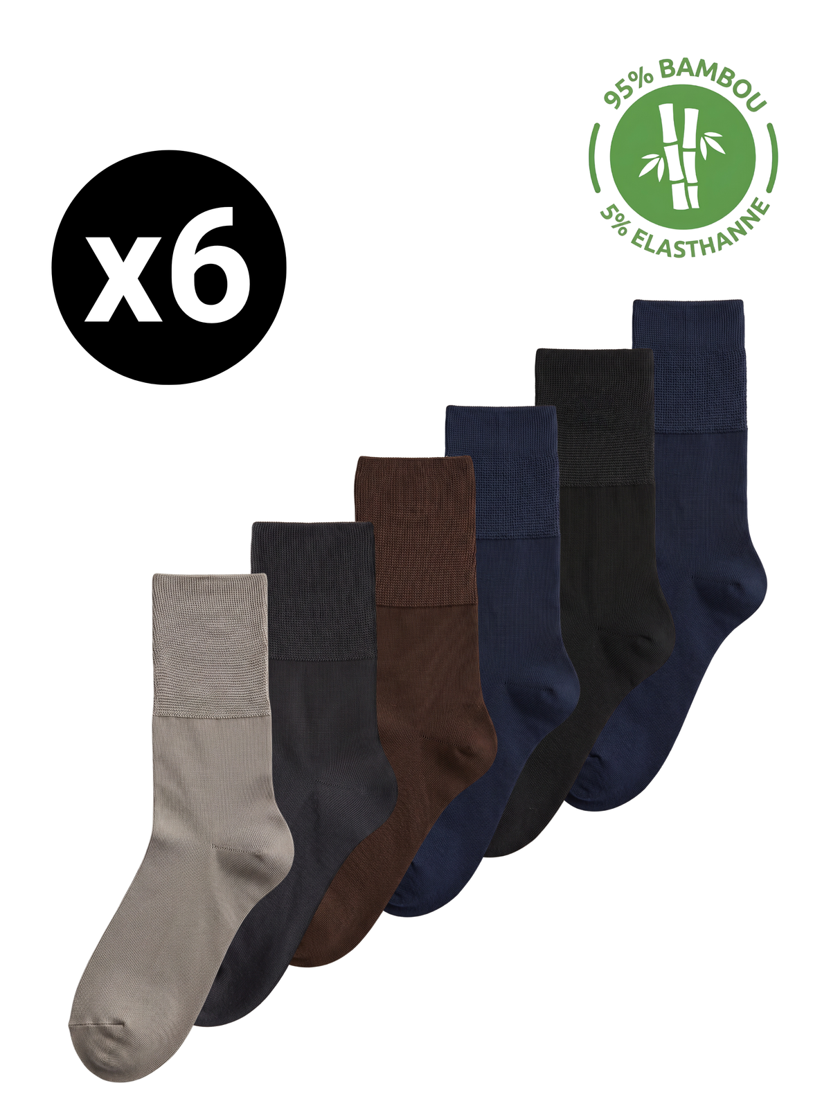 Chaussettes en Bambou – 40/46
