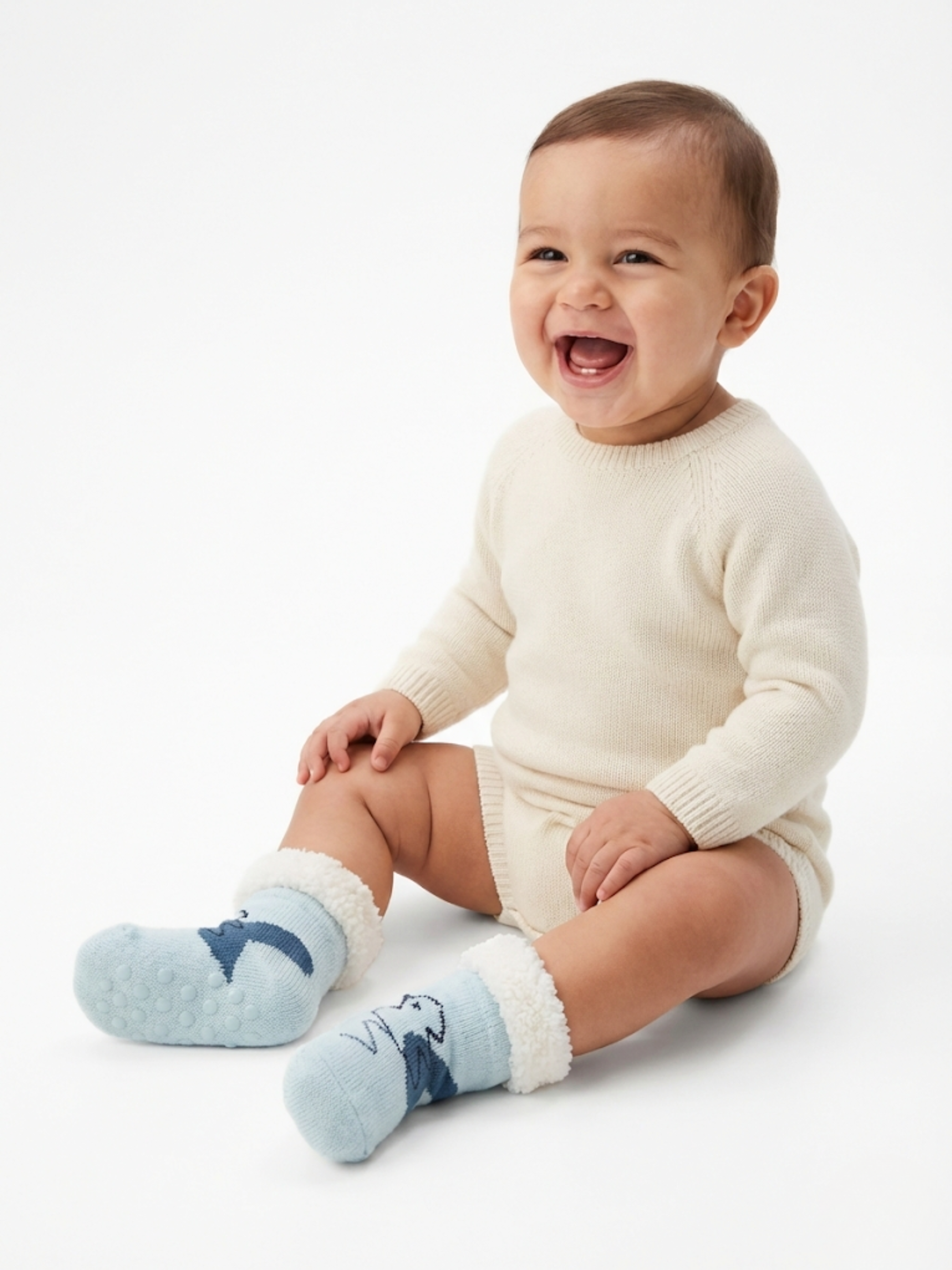 Chaussettes Sherpa Bébé Garçon – Pack (x6)