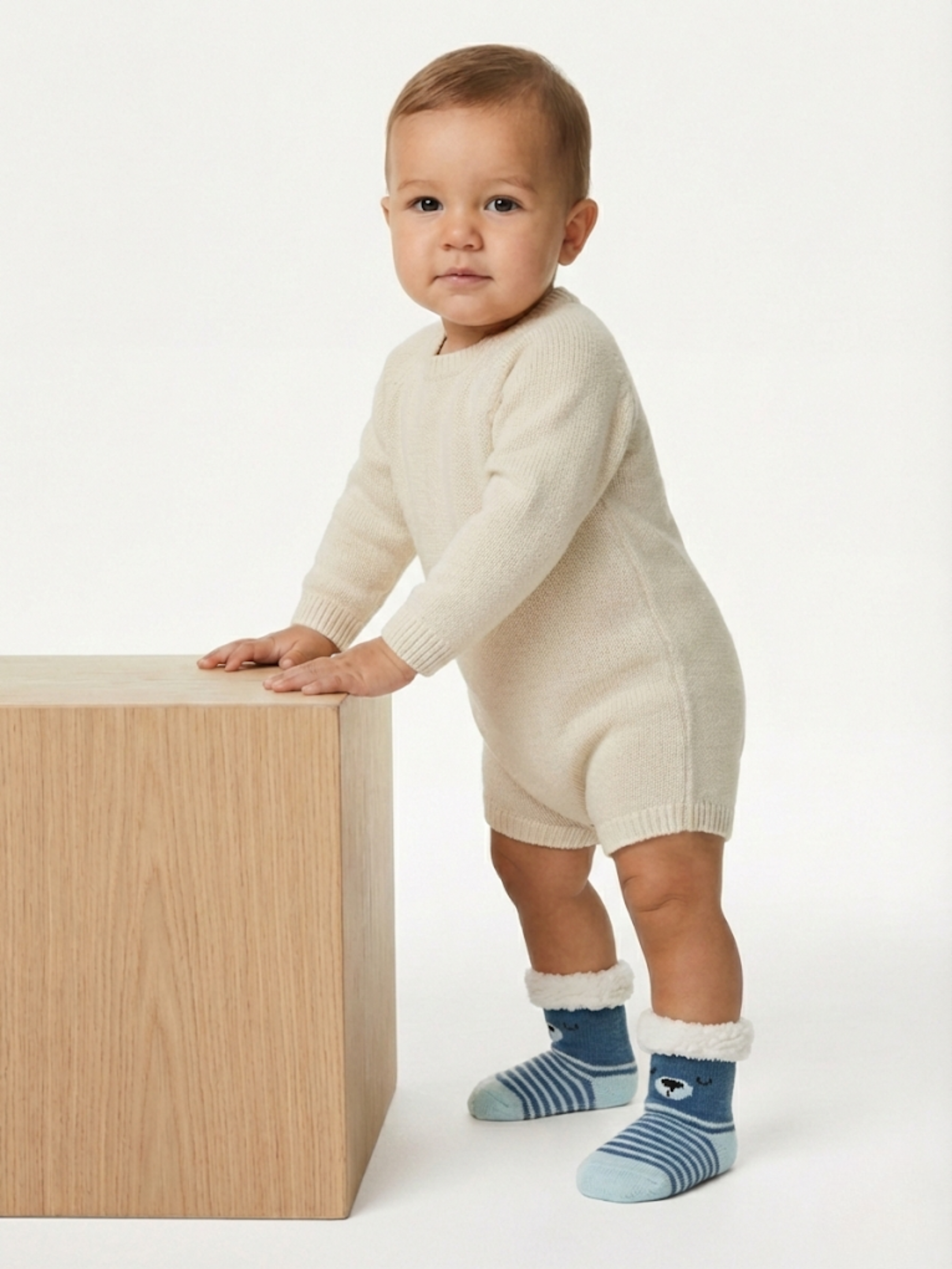 Chaussettes Sherpa Bébé Garçon – Pack (x6)