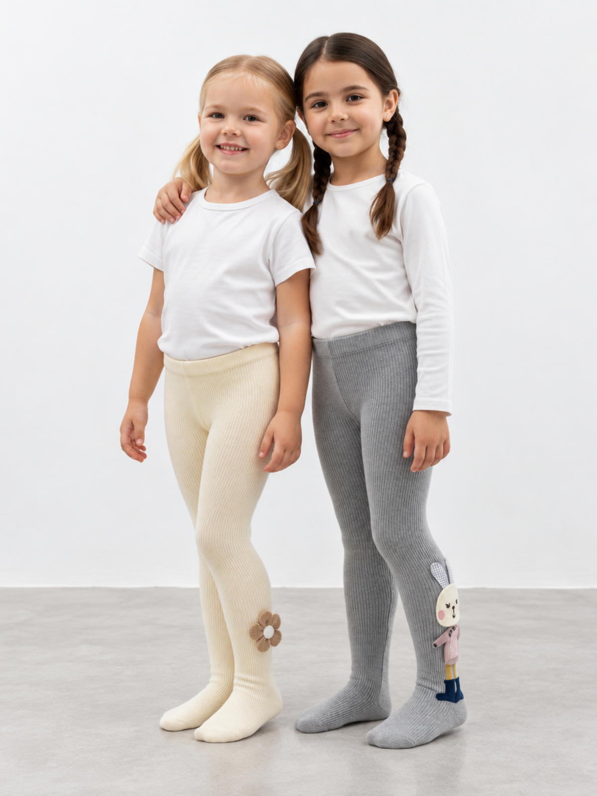 Collants Fille en Coton – Pack (x12)