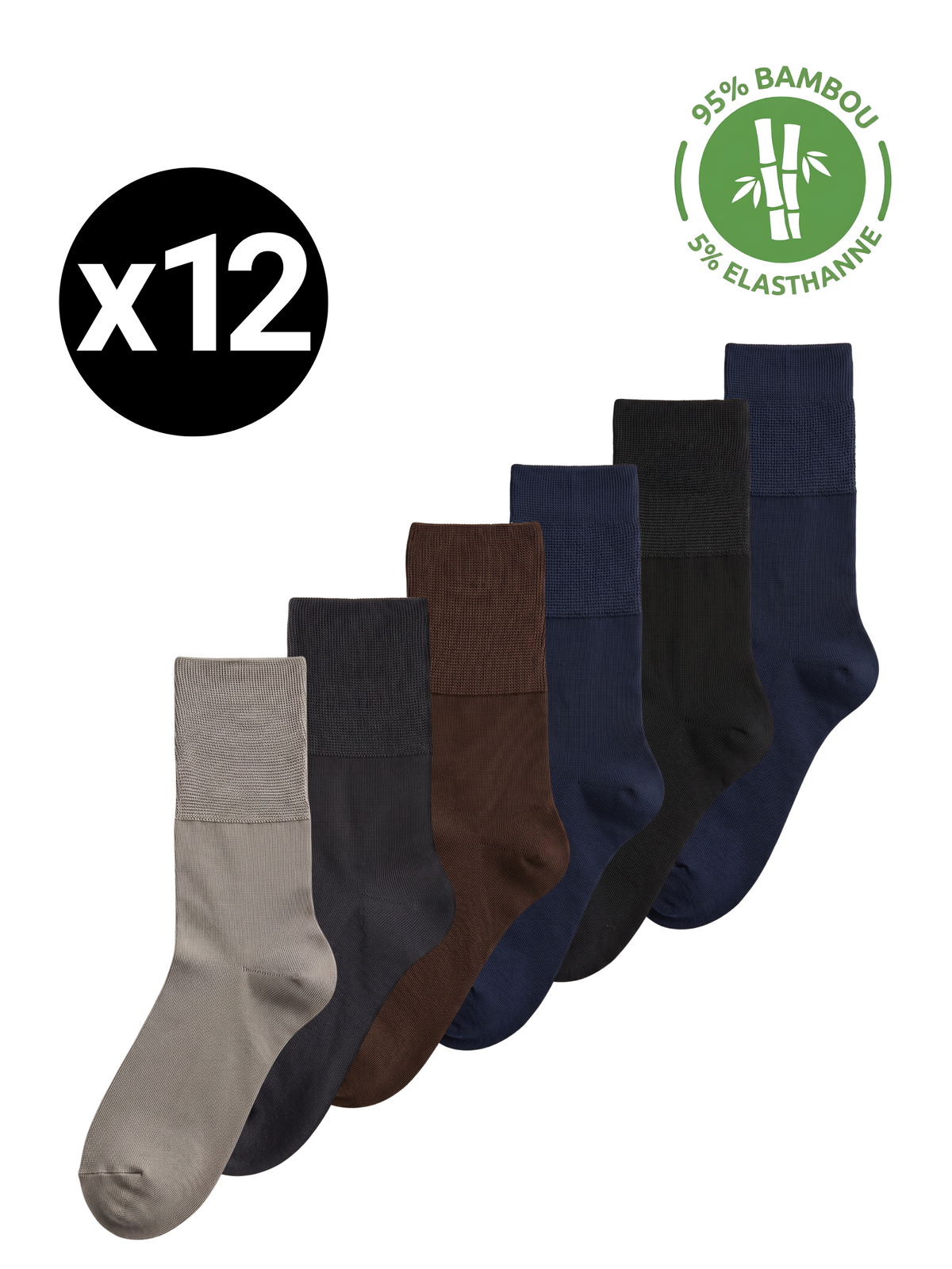 Chaussettes en Bambou – 40/46