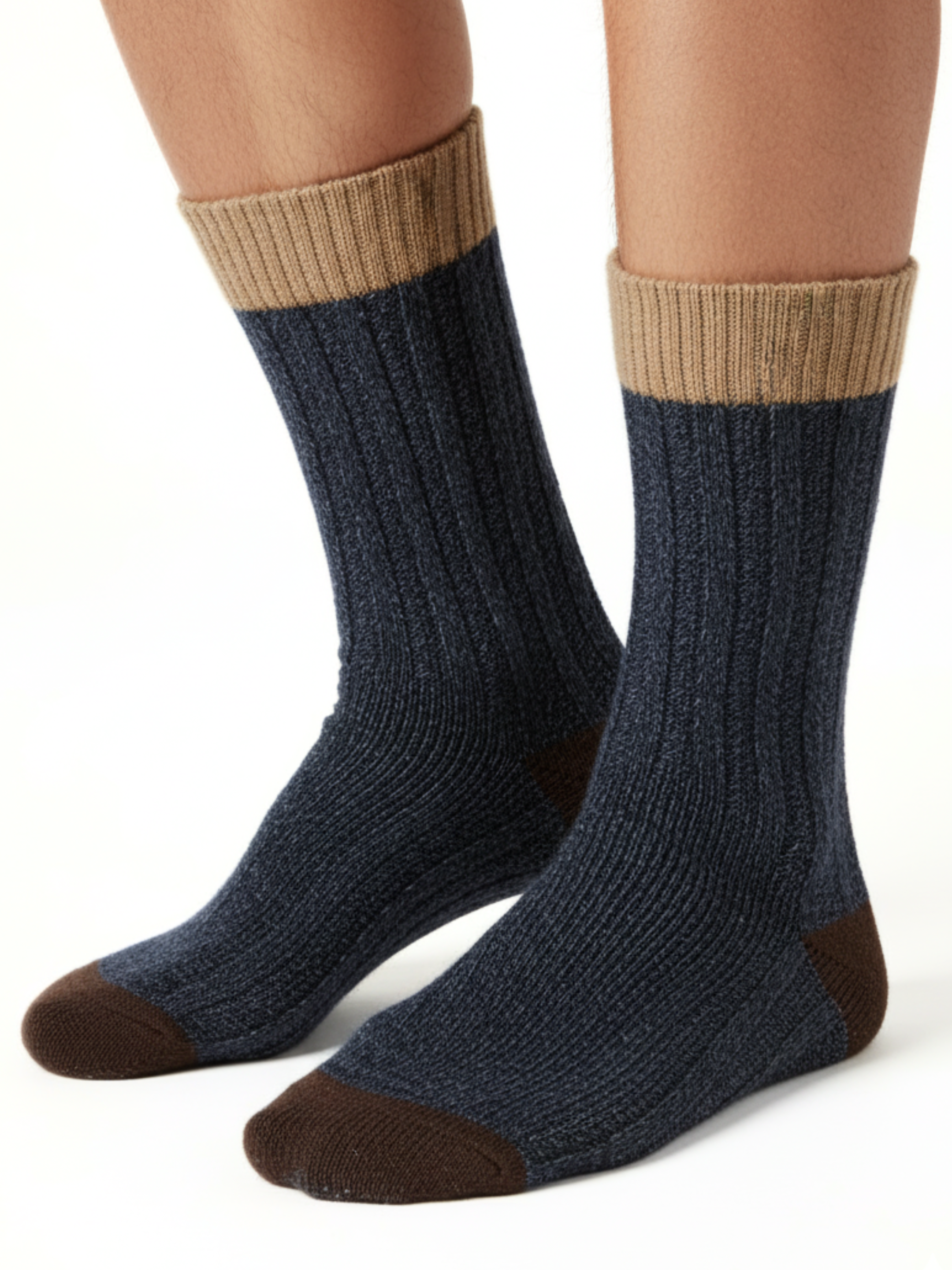 Chaussettes Cachemire Texturées