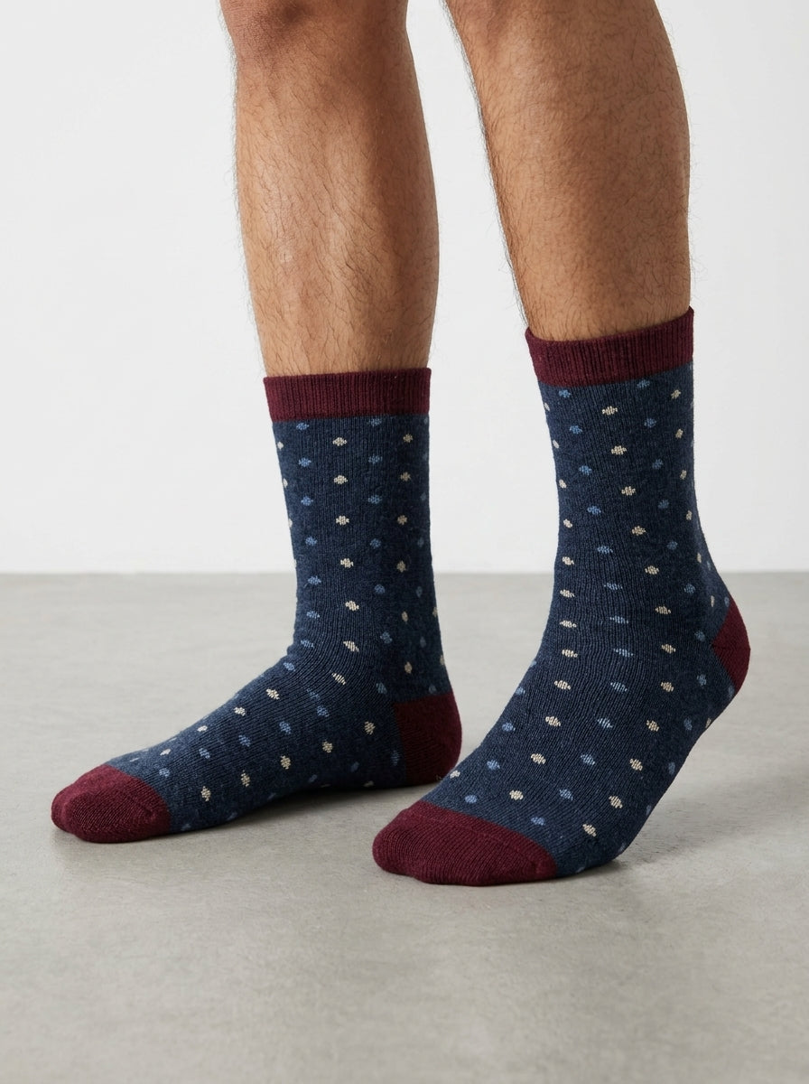 Chaussettes Pois en Laine – 40/46