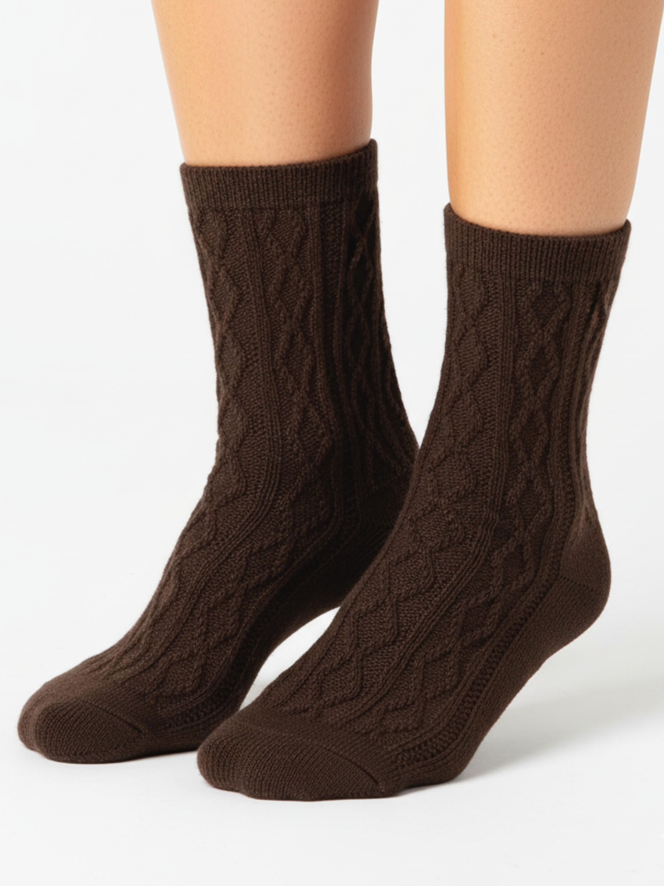 Chaussettes Douces à Torsades