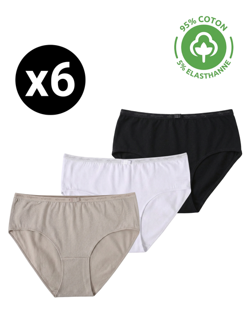 Slips Femme Essentiels - Pack (x6)