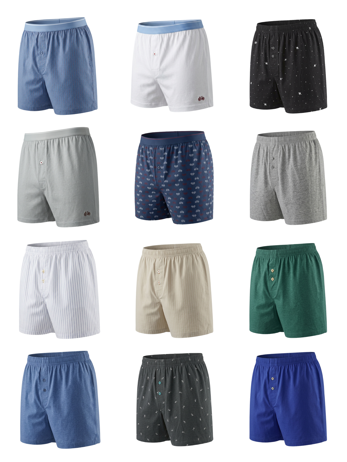 Pack Essential Homme™ – Caleçons (x12) & Chaussettes (x15)