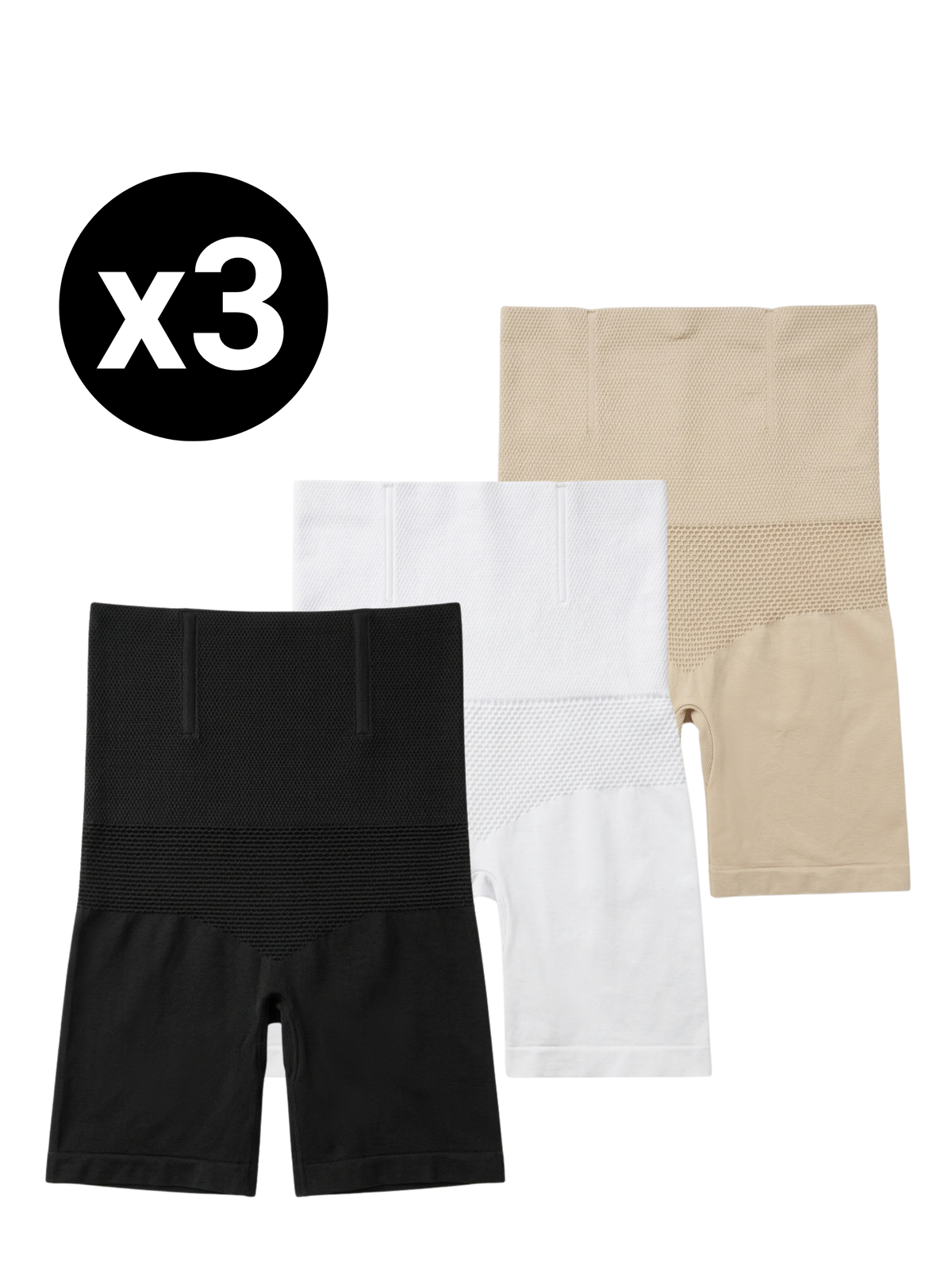 Shorty Gainant Sculptant Booty Lift - Pack (x3)