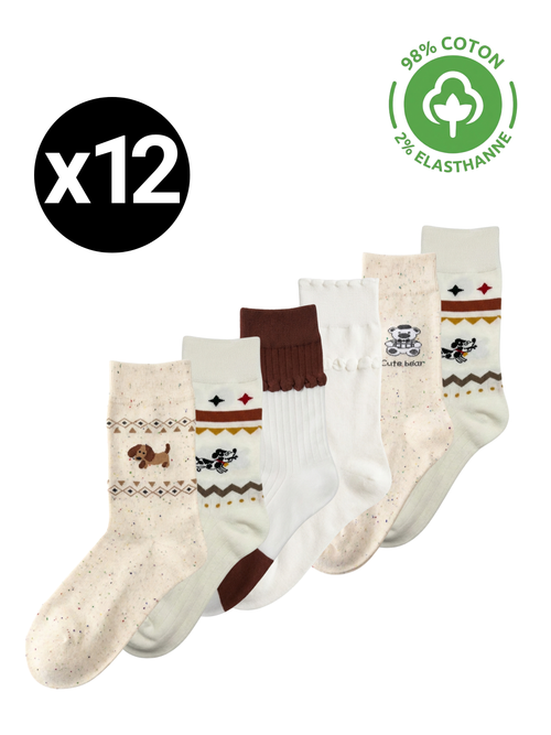 Chaussettes 'Cannelle' en Coton – 35/40