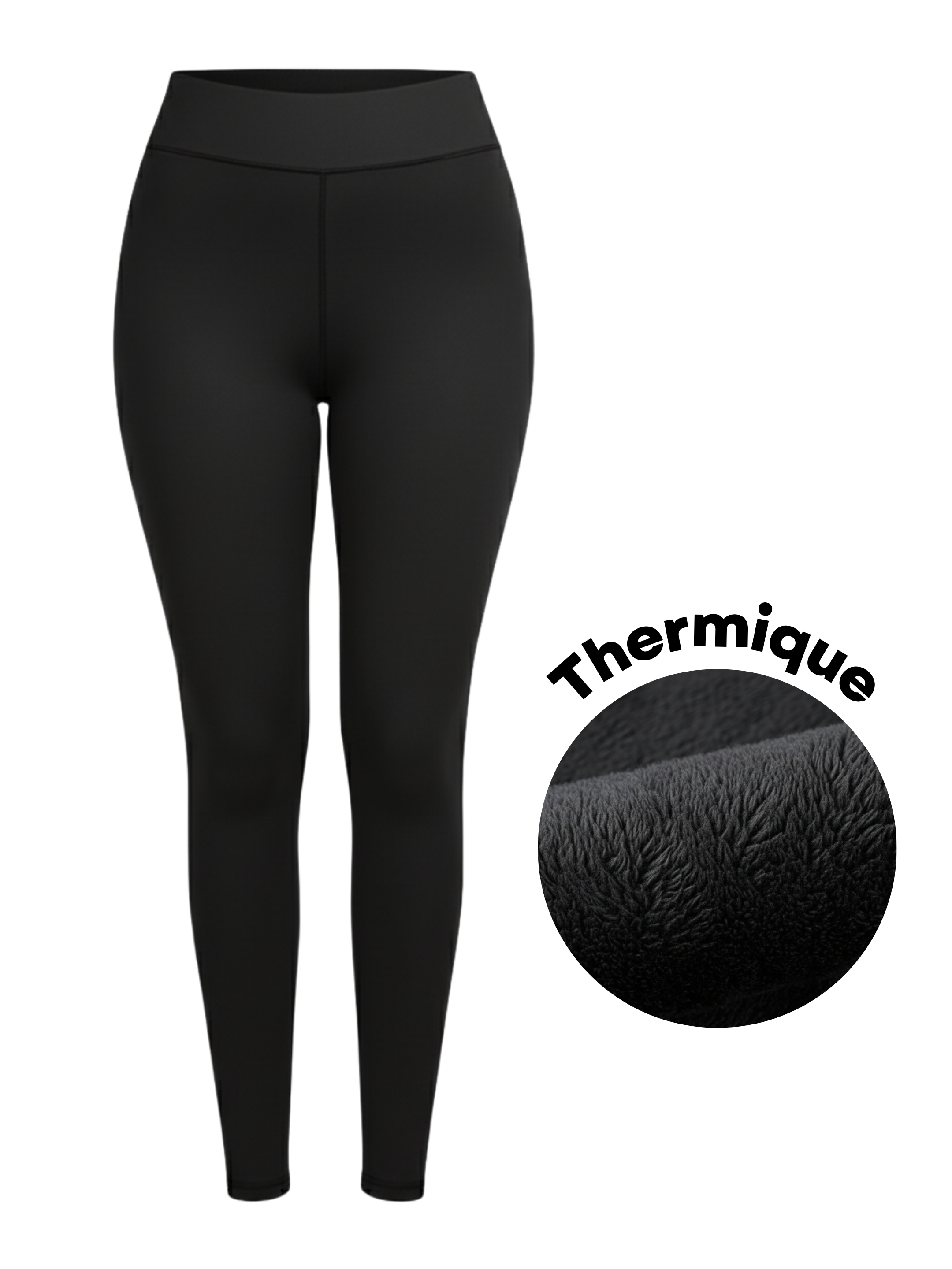 Leggings Thermiques en Polaire