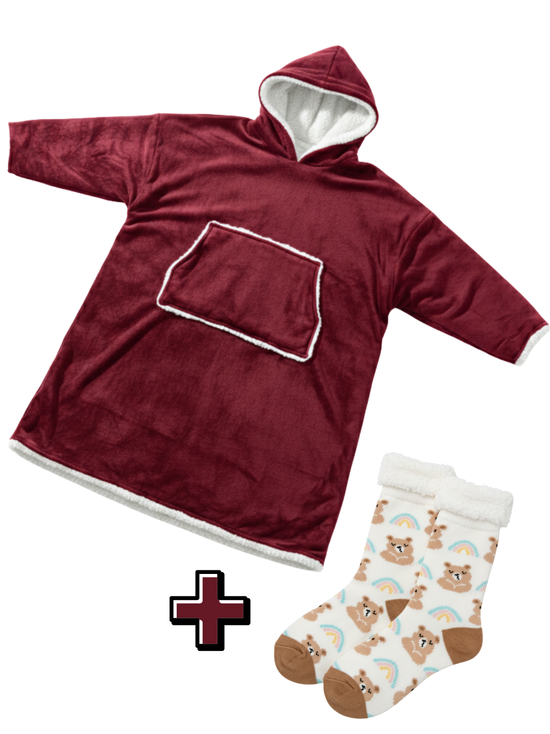 Capuche Emelle + Chaussettes Sherpa Standard